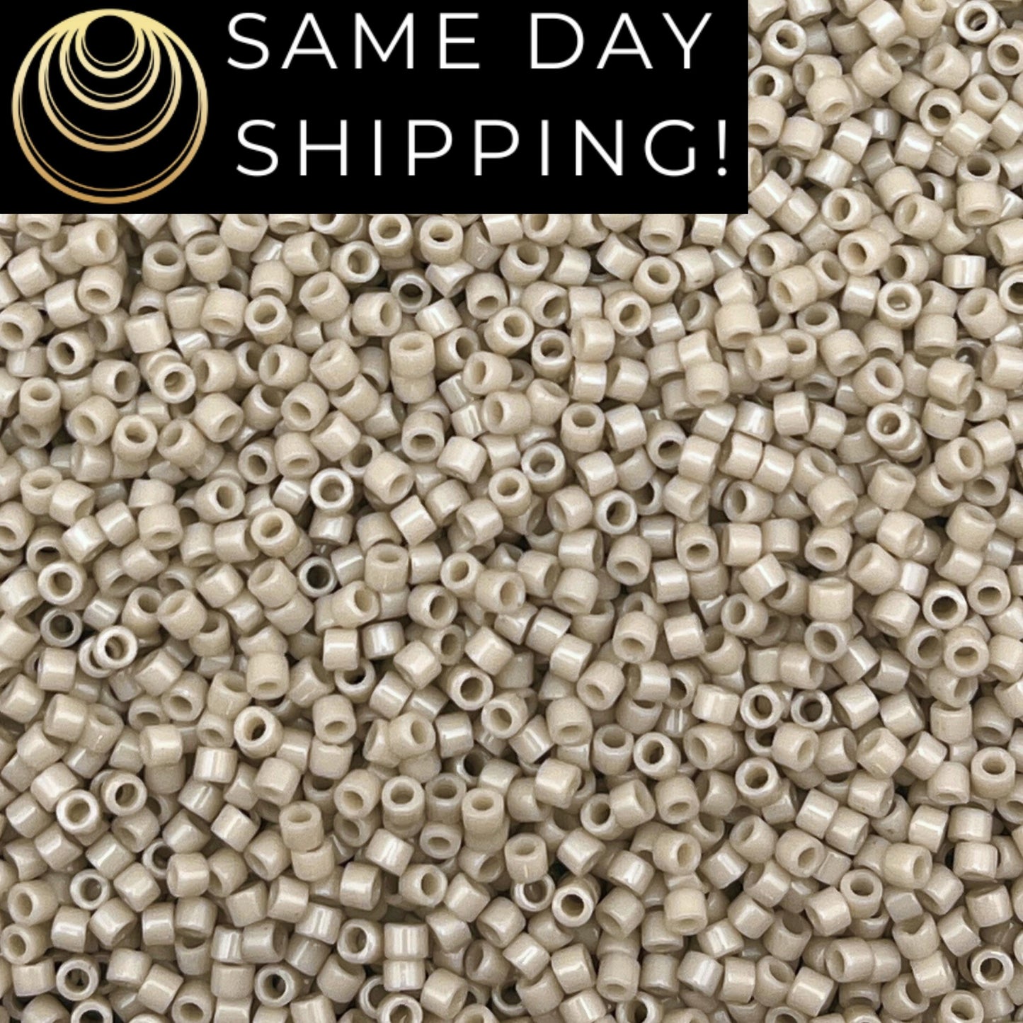 DB0261 11/0 Miyuki Delica Beads Opaque Linen Luster