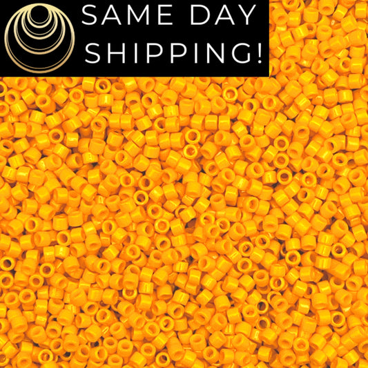 DB2103 11/0 Miyuki Delica Beads Duracoat Opaque Light Squash