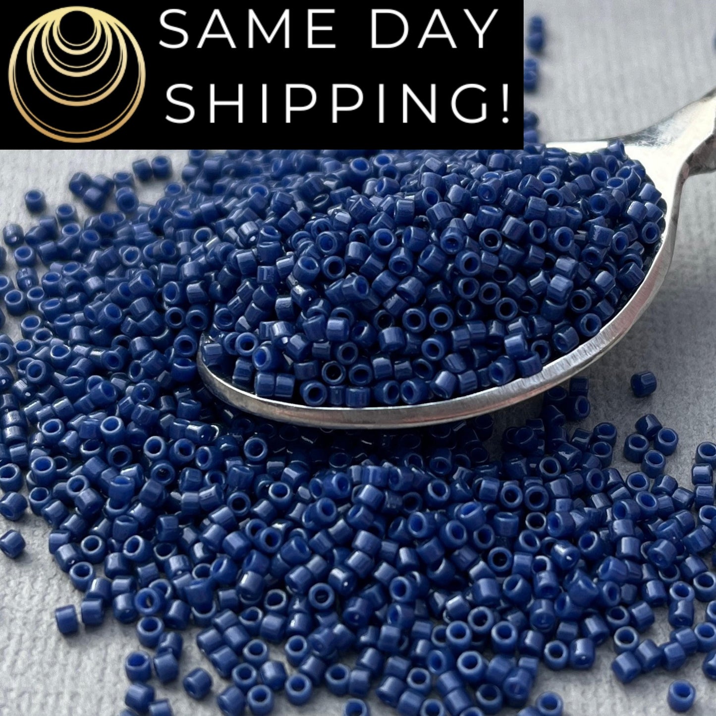 DB2143 11/0 Miyuki Delica Beads Duracoat Opaque Dyed Navy