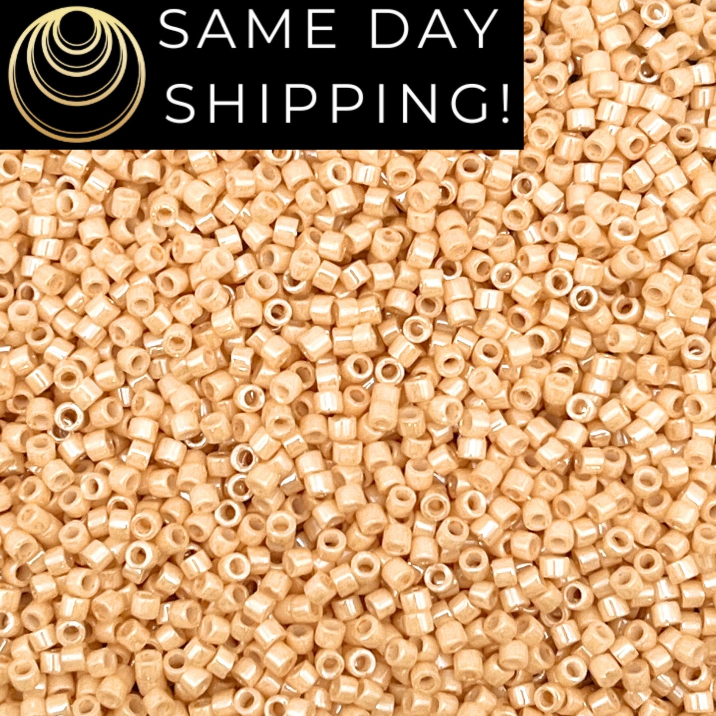 DB0205 11/0 Miyuki Delica Beads Light Caramel Ceylon