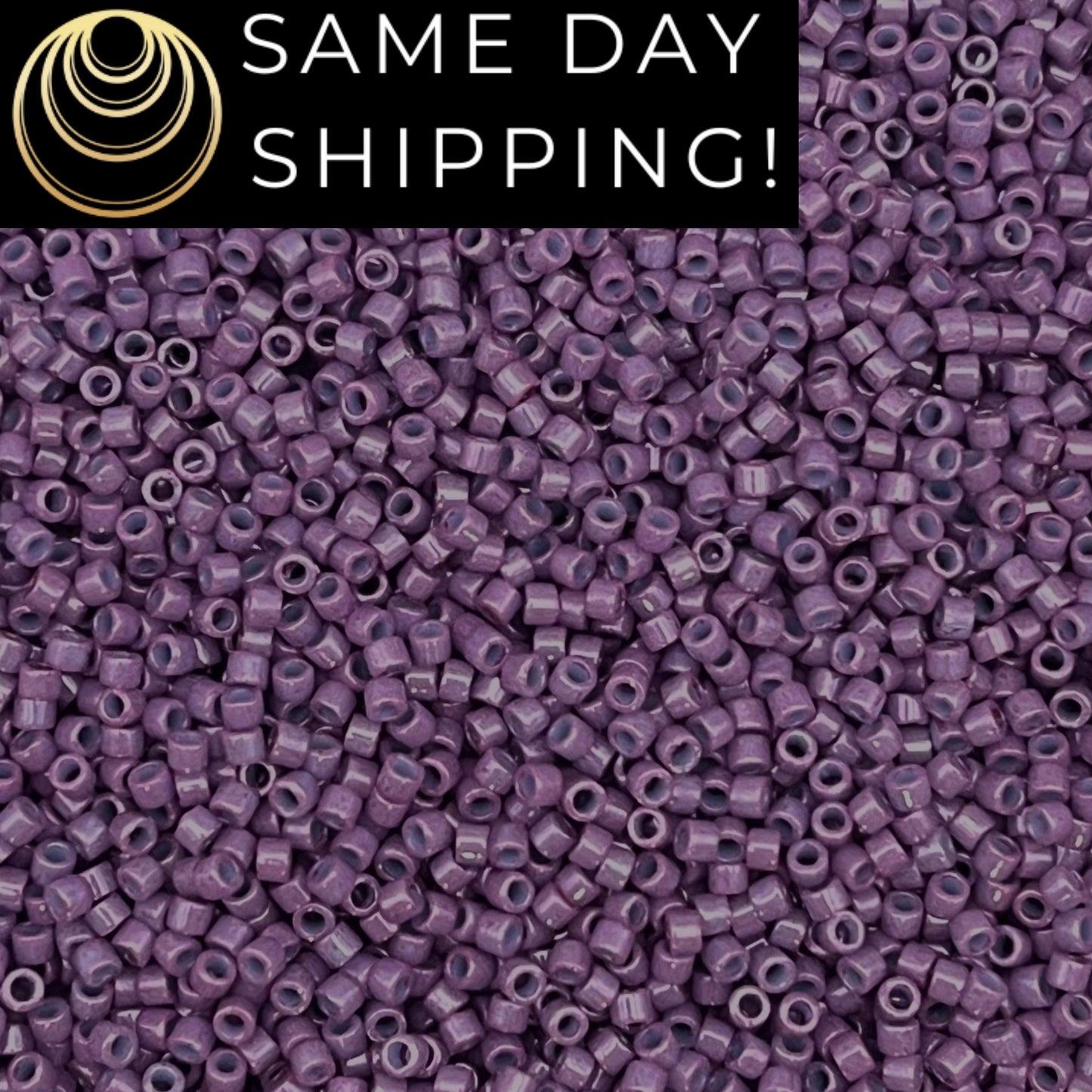 DB0660 11/0 Miyuki Delica Beads Dyed Opaque Dark Orchid
