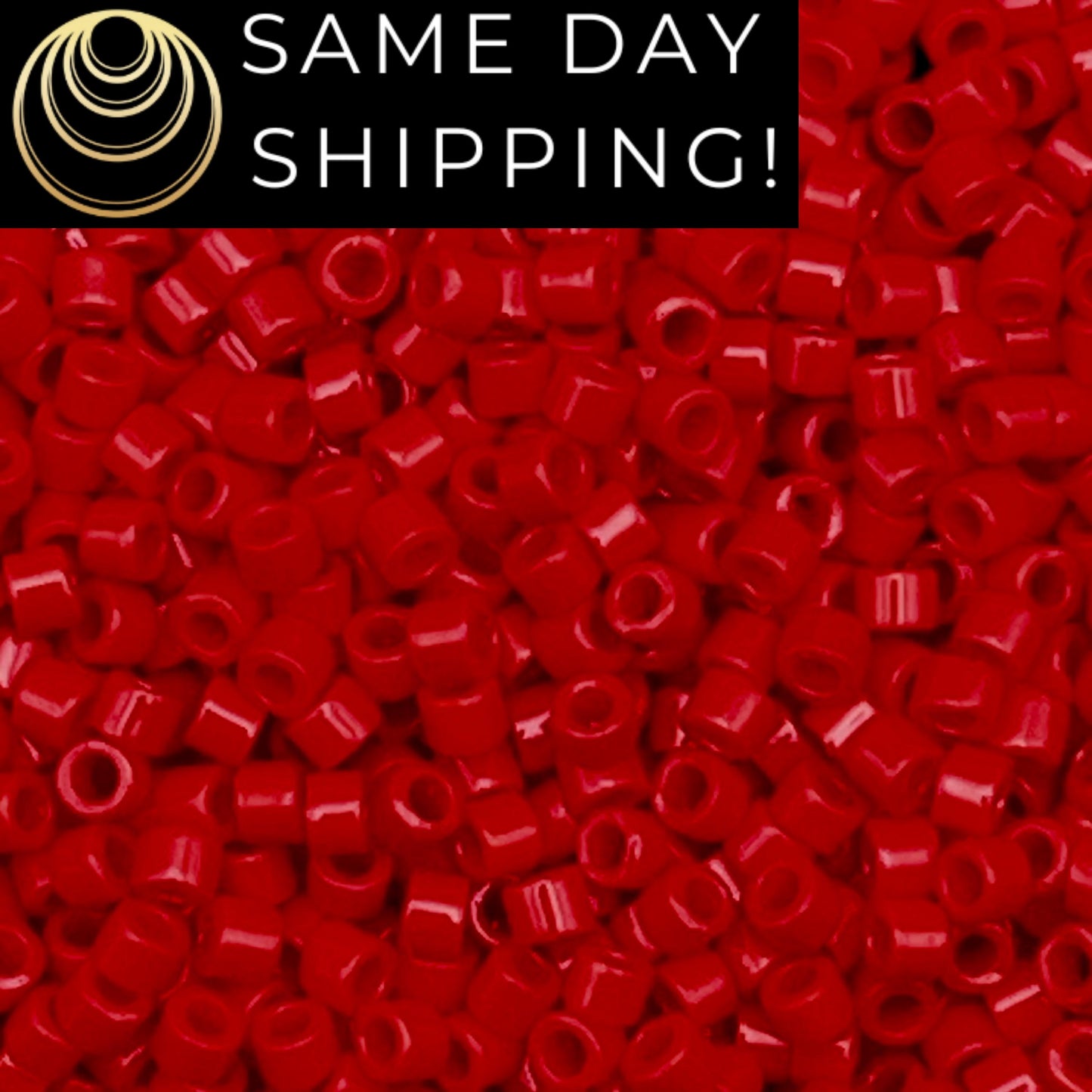 DB0723 11/0 Miyuki Delica Beads Opaque Red