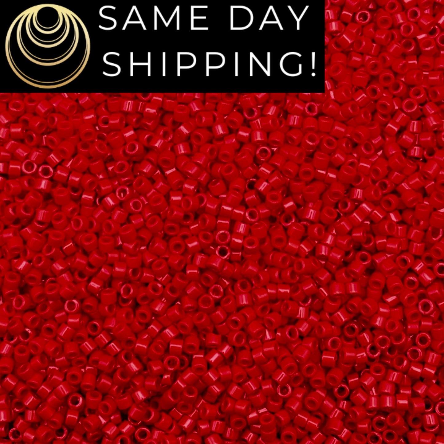 DB0723 11/0 Miyuki Delica Beads Opaque Red