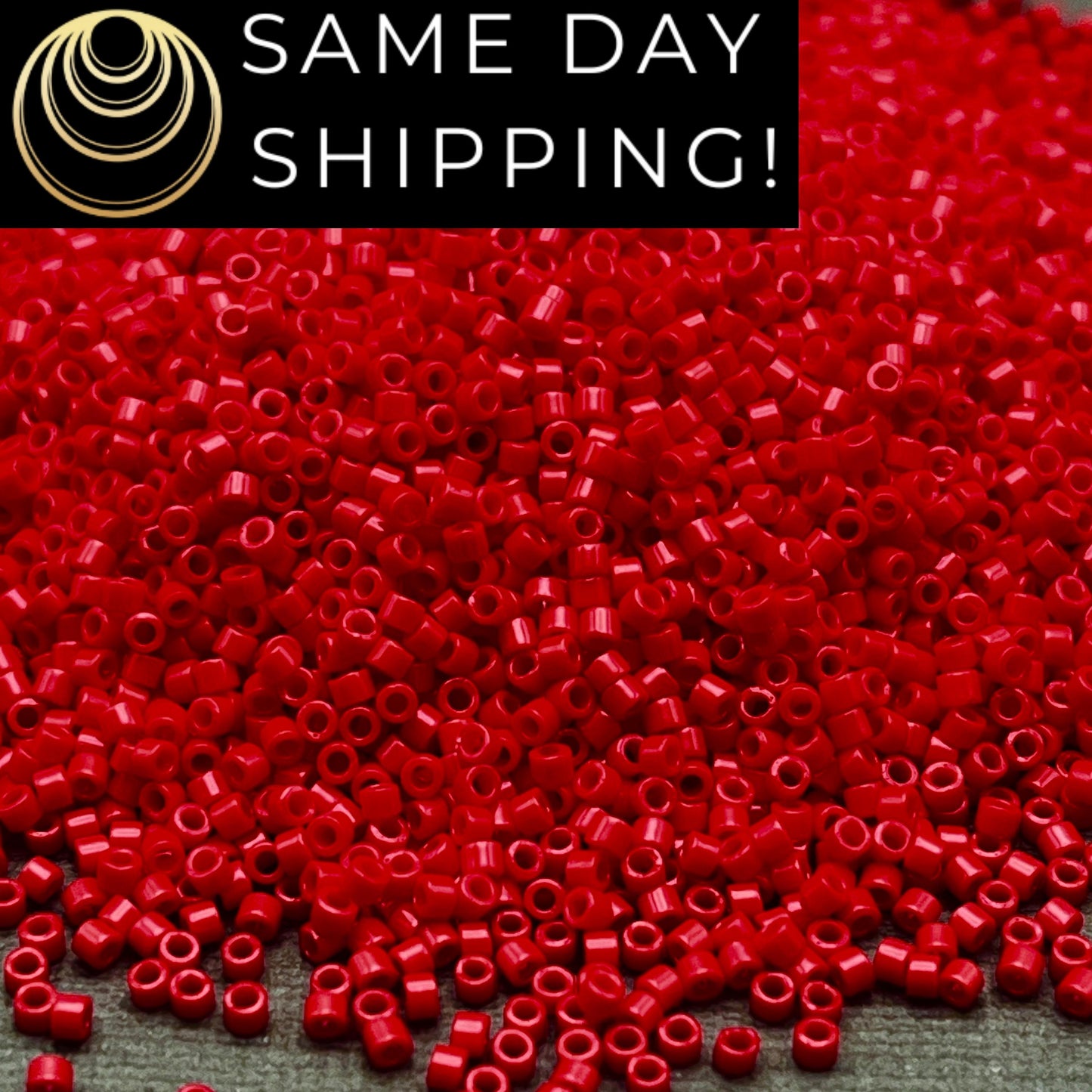 DB0723 11/0 Miyuki Delica Beads Opaque Red
