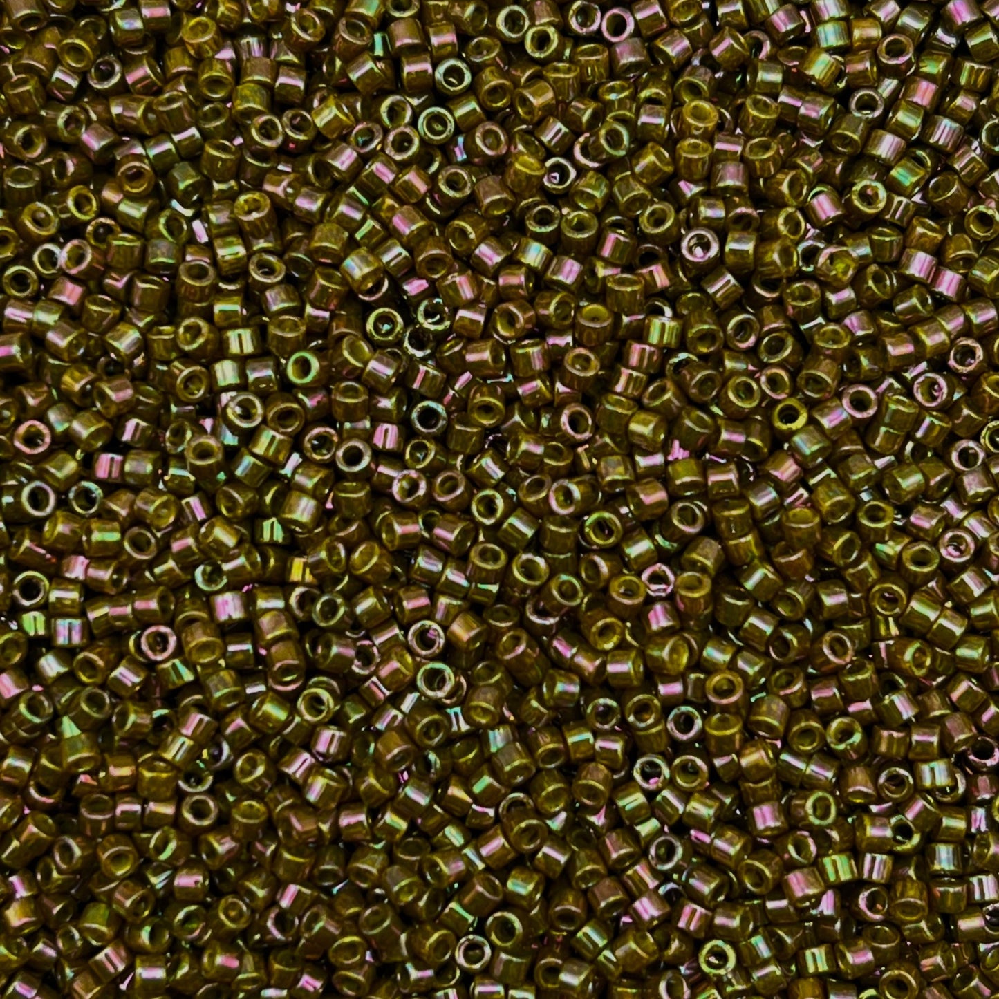DB0133 11/0 Miyuki Delica Beads Opaque Golden Olive Luster