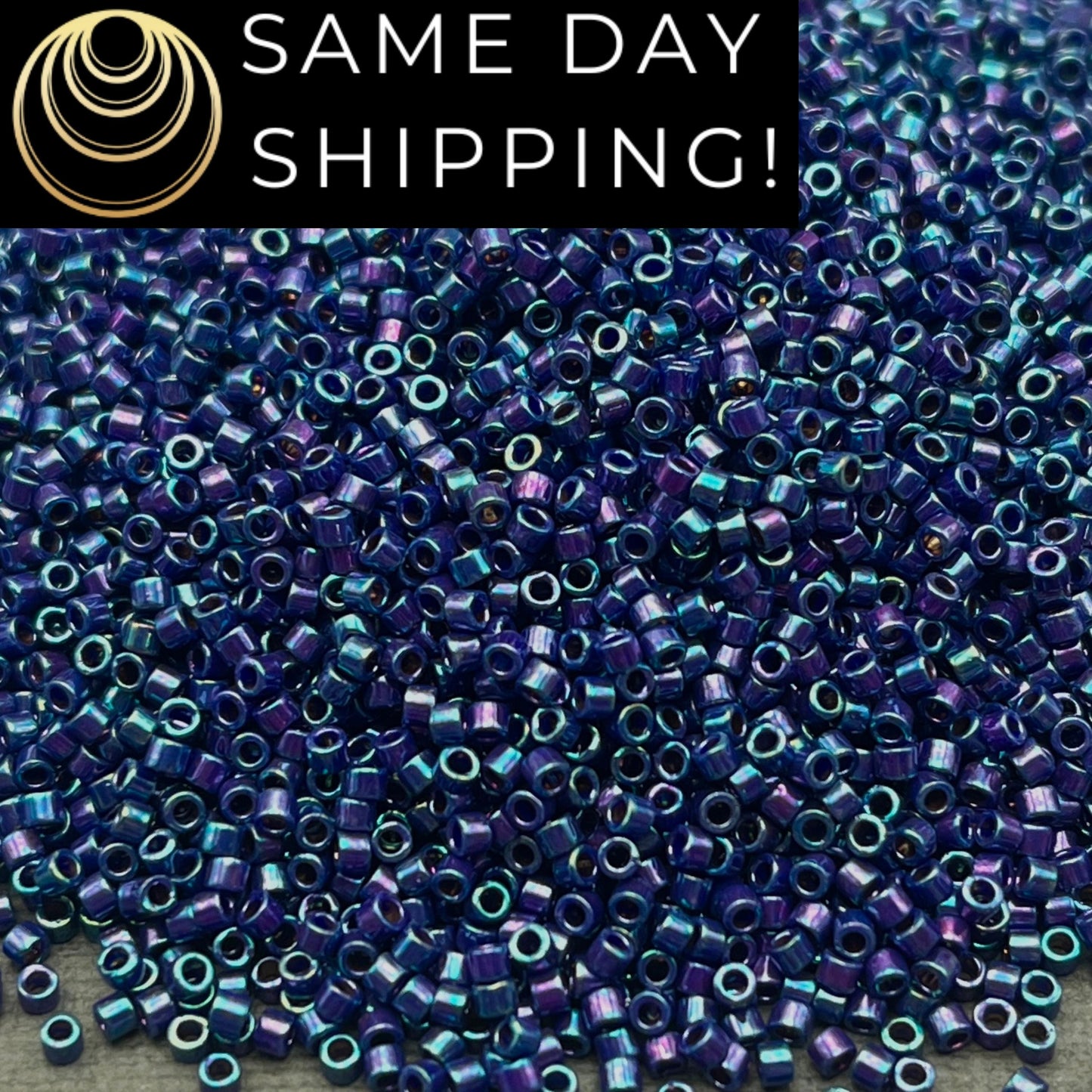 DB0135 11/0 Miyuki Delica Beads Opaque Eggplant Luster