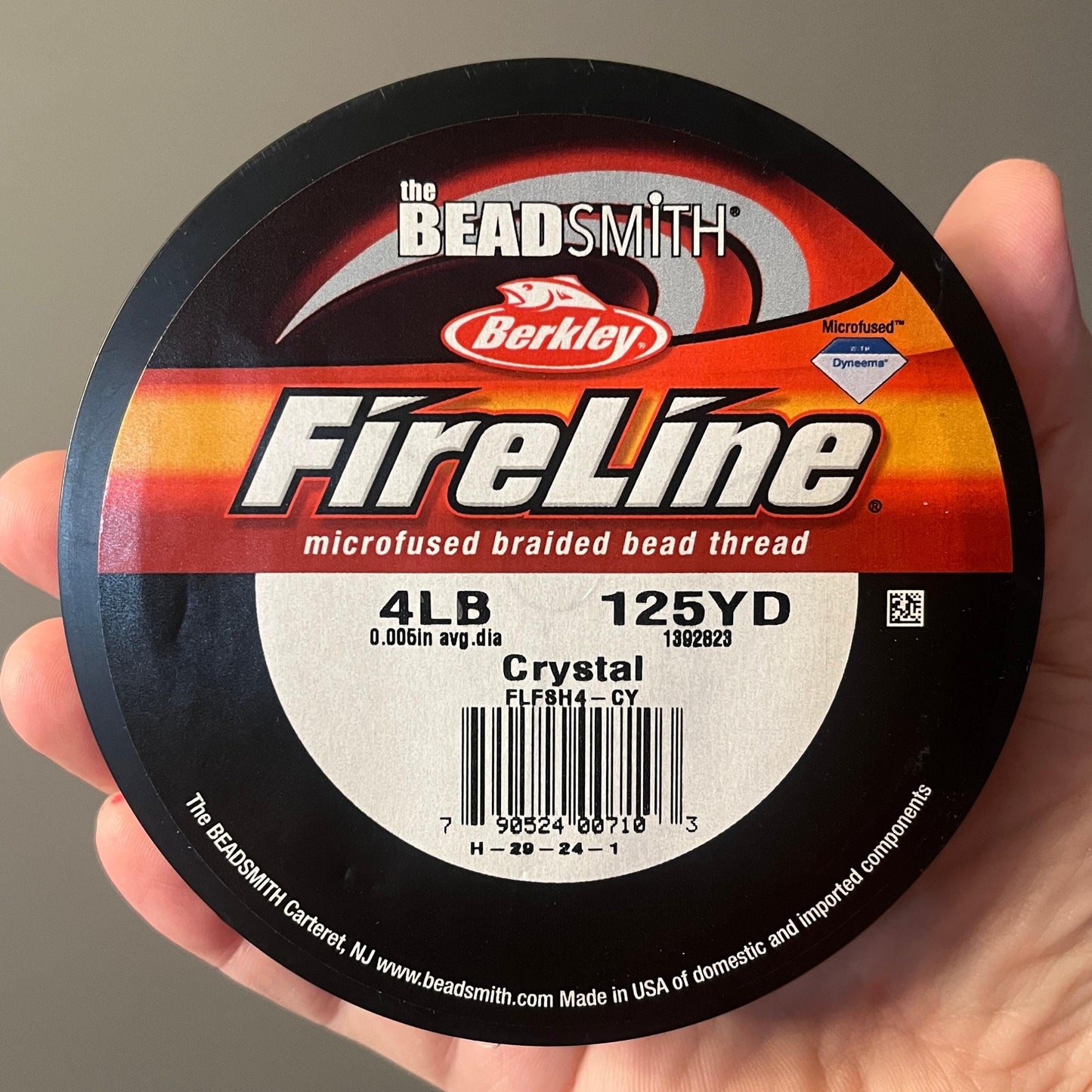 4LB, 125YD Crystal Fireline Beading Thread