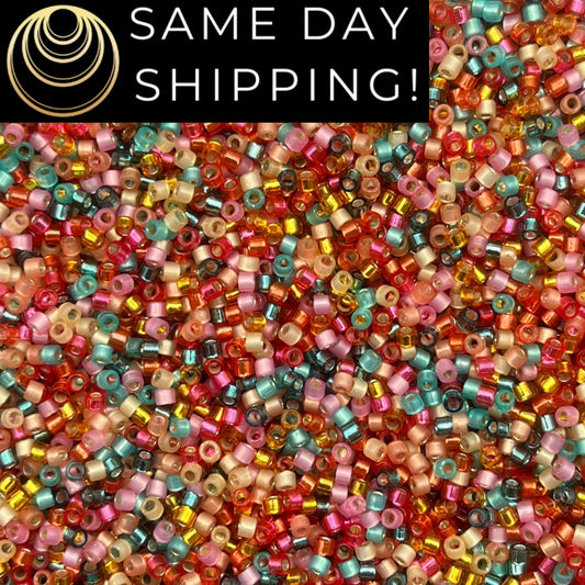 DBMIX9108 11/0 Miyuki Delica Beads Tropical Heat Mix