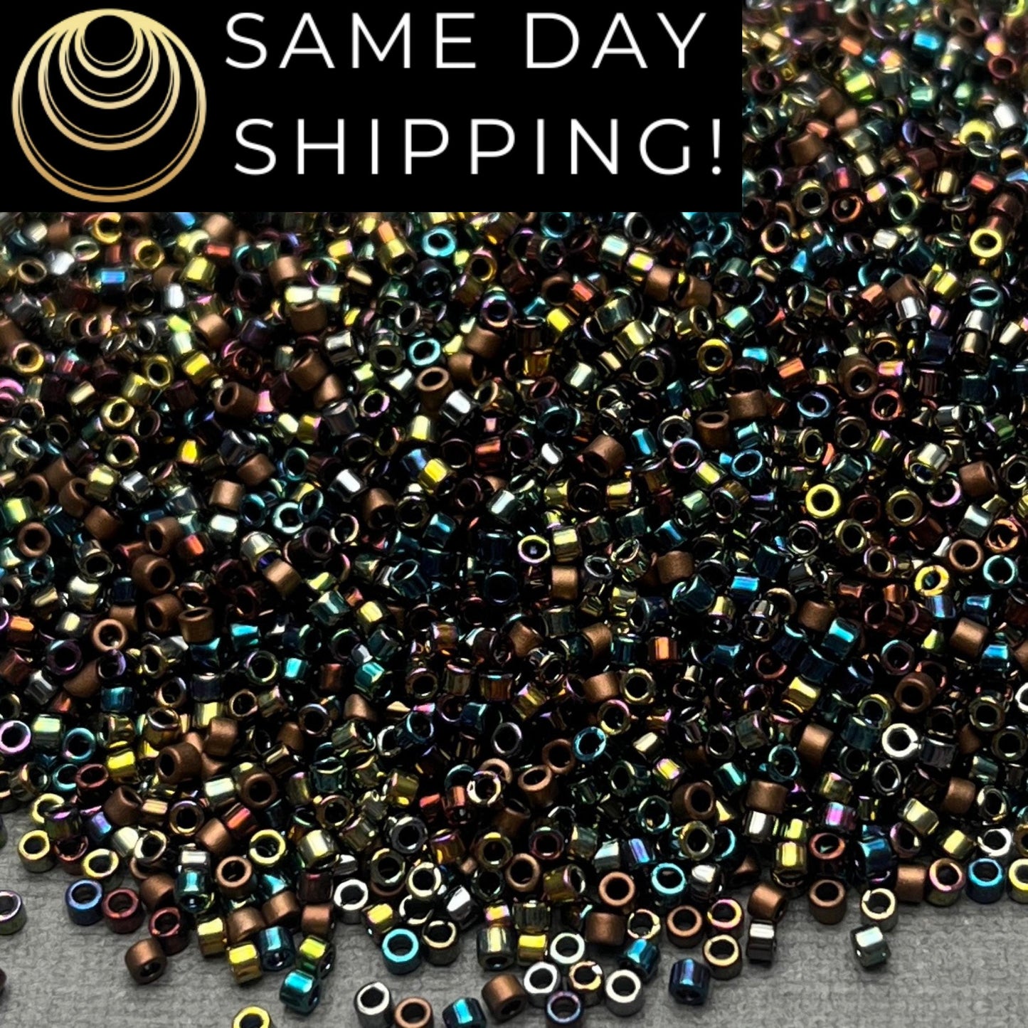 DBMIX0023 11/0 Miyuki Delica Beads Heavy Metals Mix