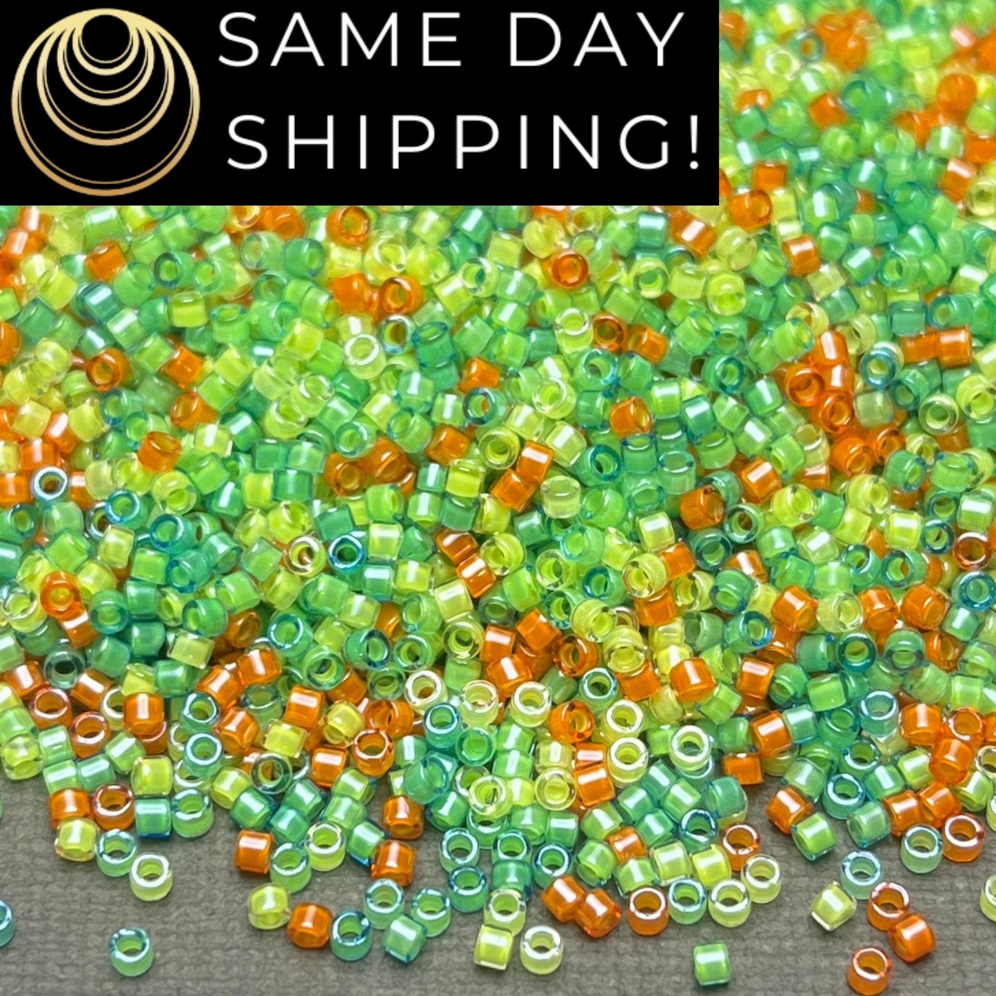 DB2066 11/0 Miyuki Delica Beads Luminous Mix