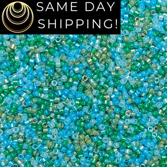 DB2067 11/0 Miyuki Delica Beads Luminous Mix