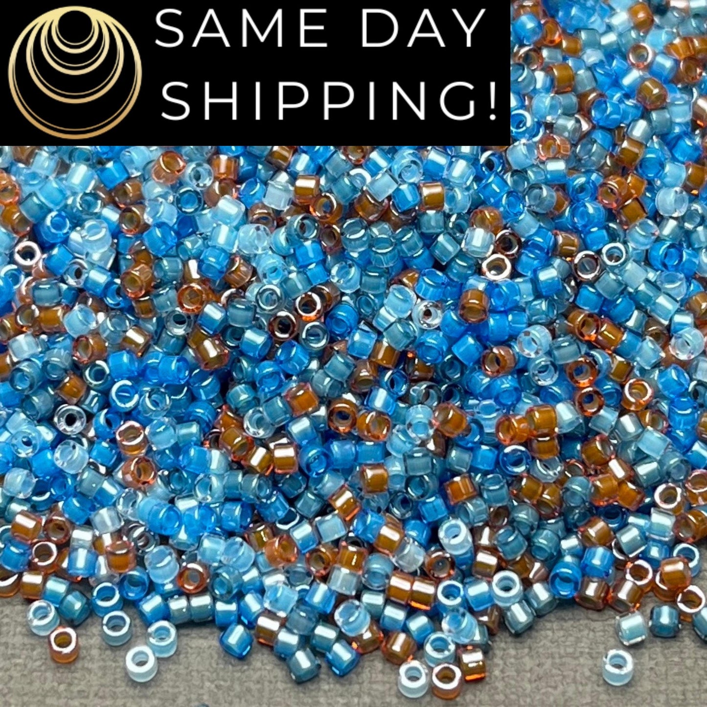 DB2068 11/0 Miyuki Delica Beads Luminous Mix