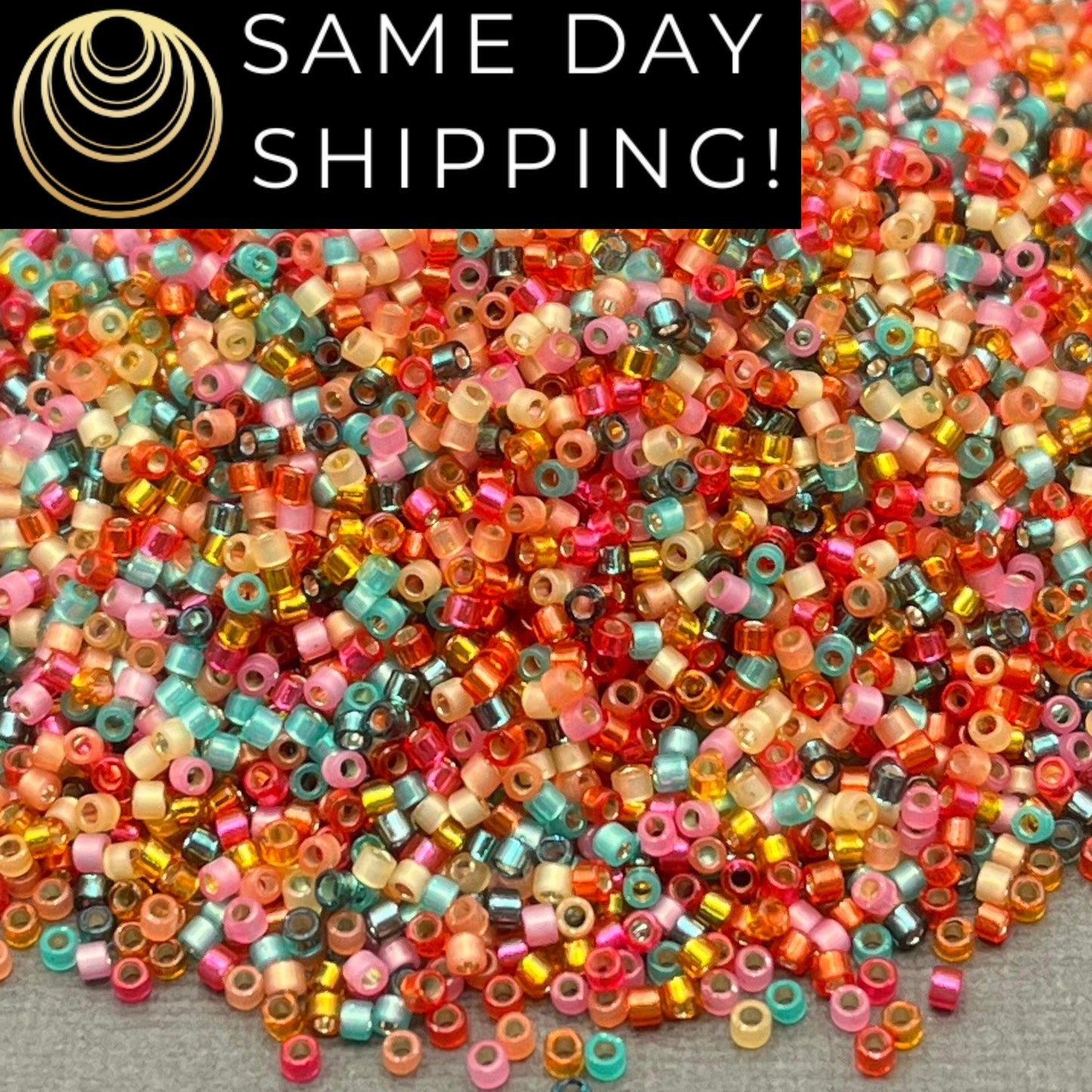 DBMIX9108 11/0 Miyuki Delica Beads Tropical Heat Mix