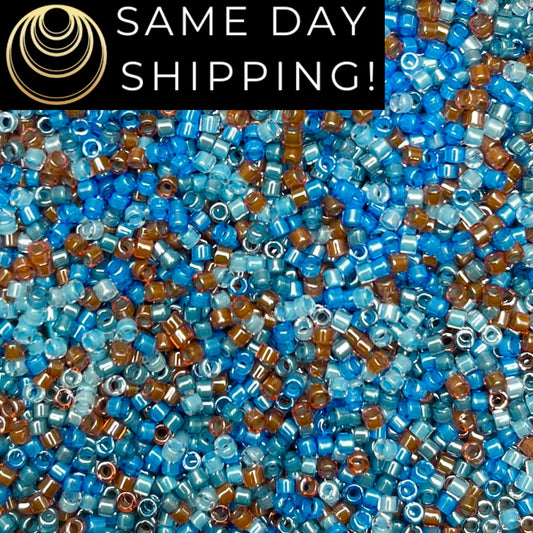 DB2068 11/0 Miyuki Delica Beads Luminous Mix