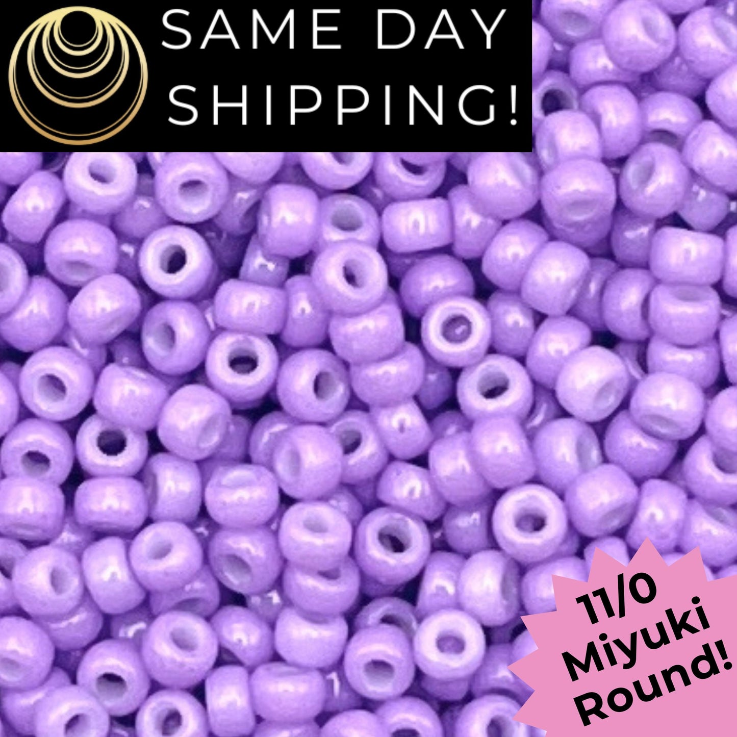 11-4488 Miyuki 11/0 Round Seed Beads Duracoat Opaque Dyed Columbine