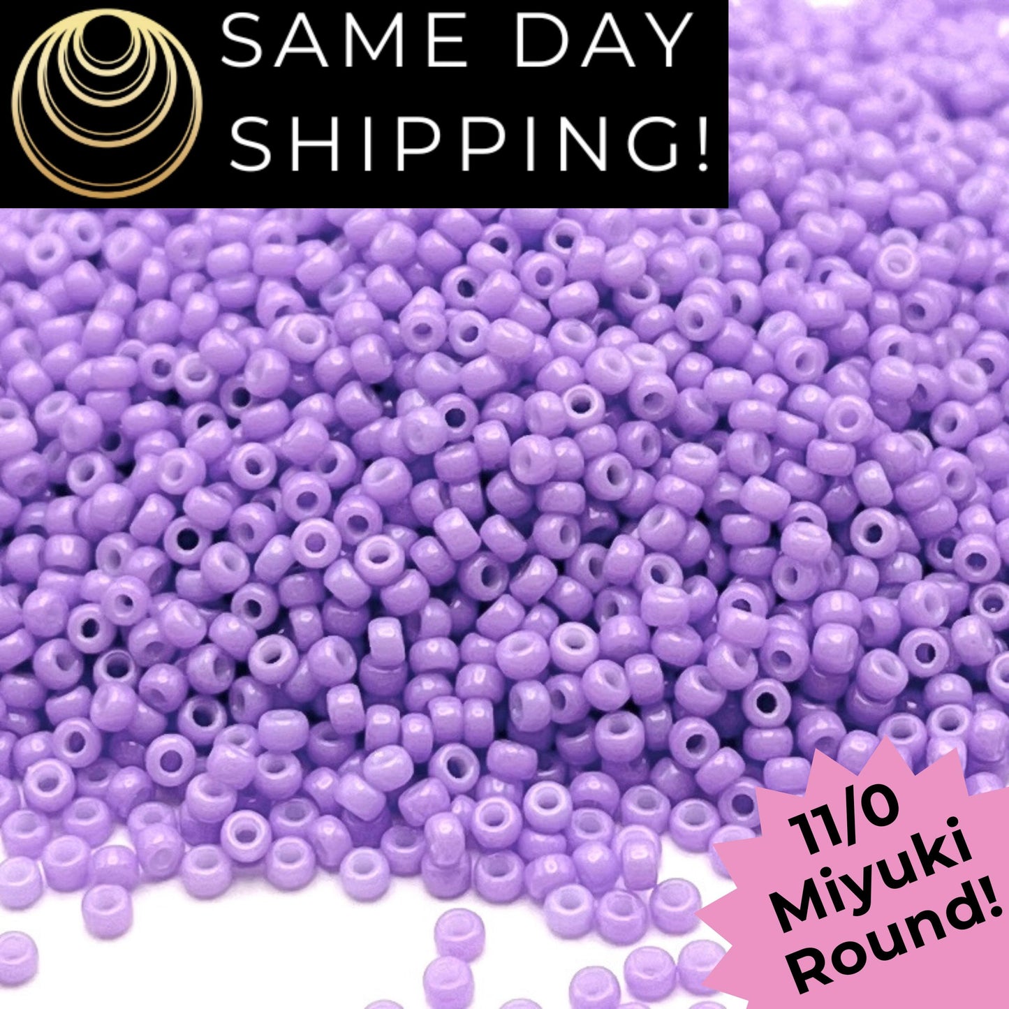 11-4488 Miyuki 11/0 Round Seed Beads Duracoat Opaque Dyed Columbine