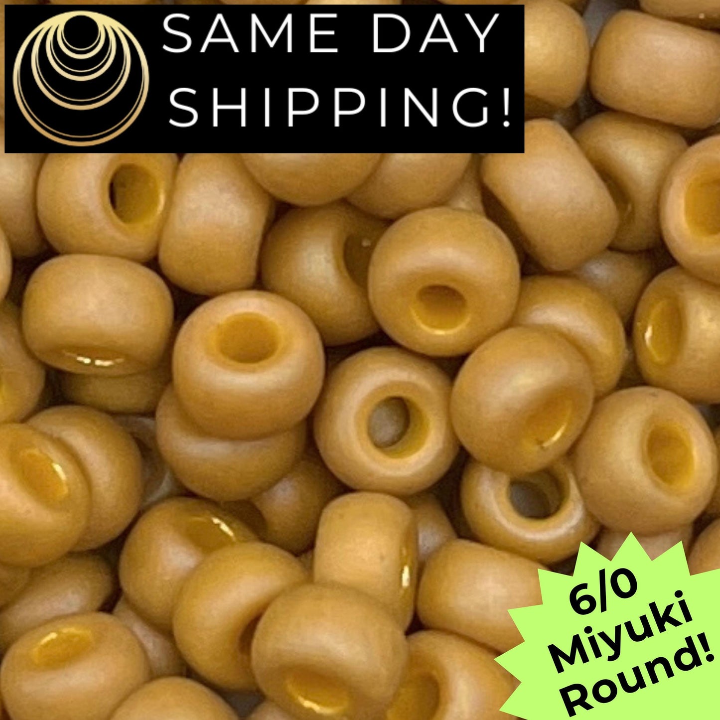 6-4693 6/0 Miyuki Round Beads Opaque Frosted Glaze AB