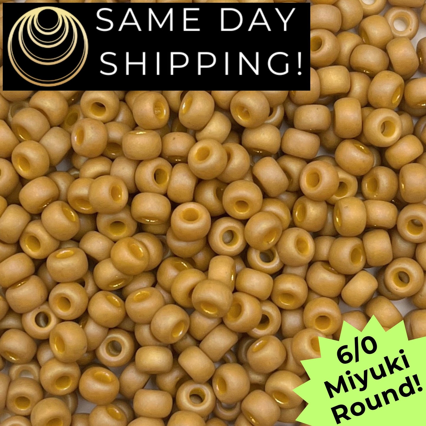 6-4693 6/0 Miyuki Round Beads Opaque Frosted Glaze AB