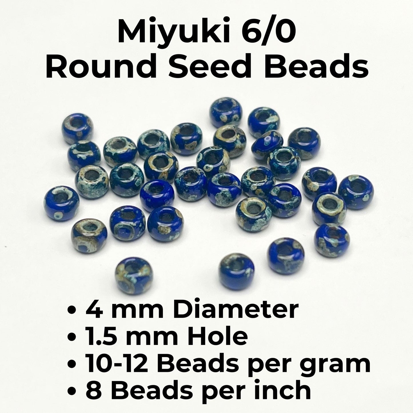 6-4701 6/0 Miyuki Round OPQ FRST Glazed Celadon AB 20g Tube