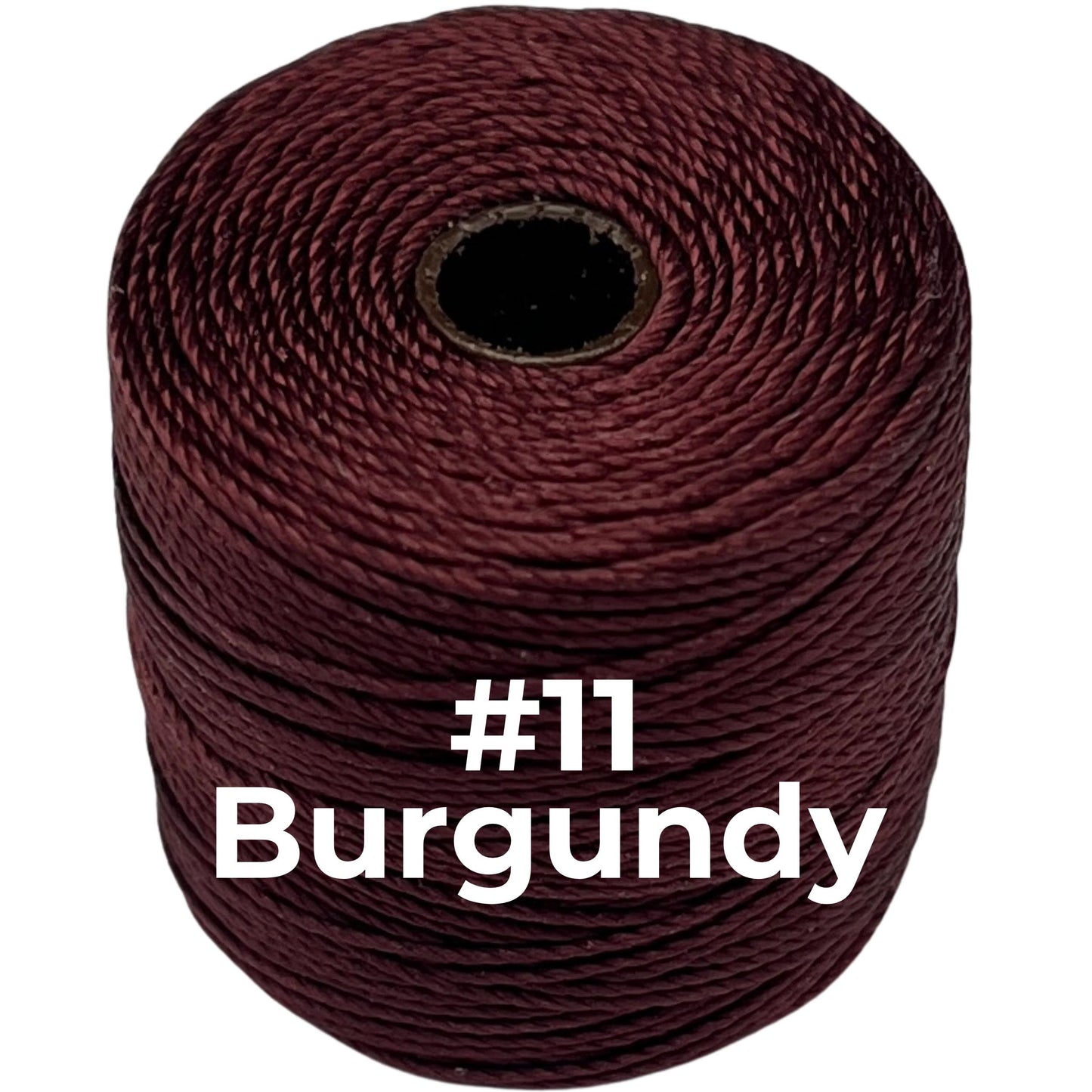 Red S-Lon Bead Cord TEX 210 77yd 0.5mm