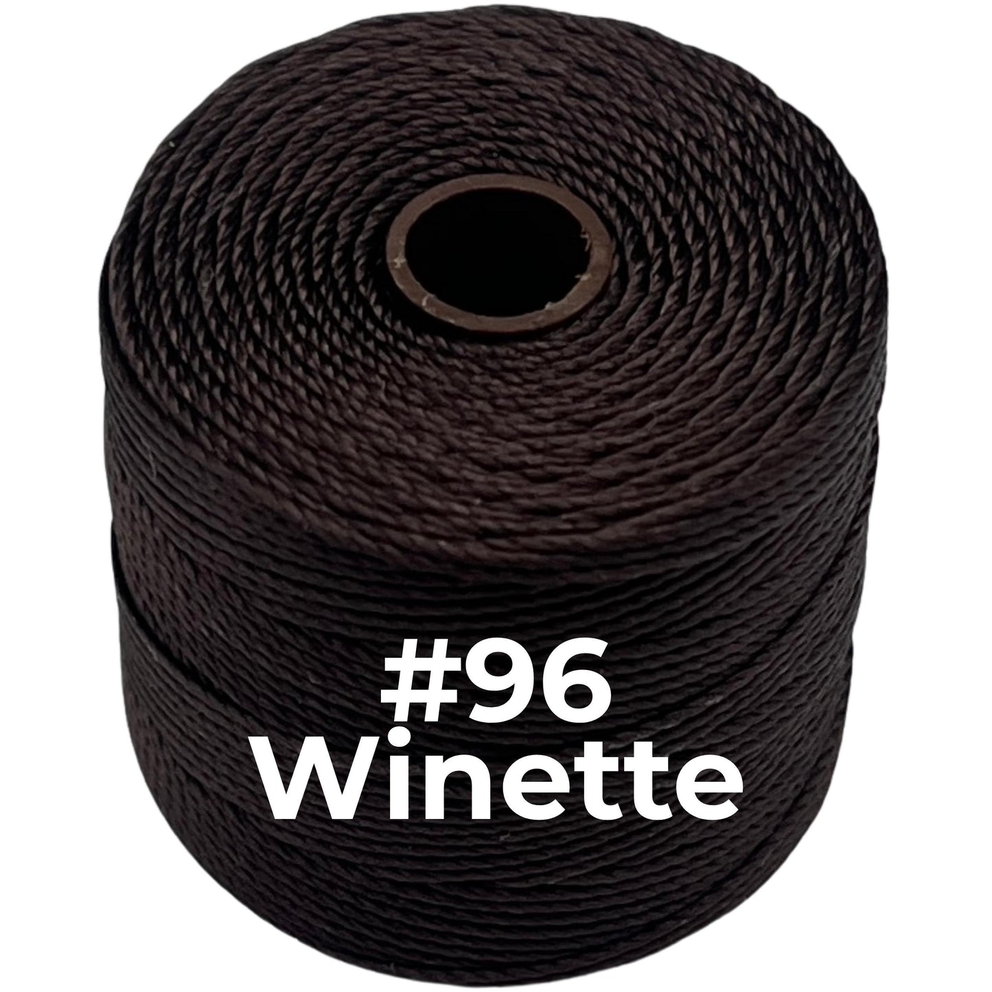 Red S-Lon Bead Cord TEX 210 77yd 0.5mm