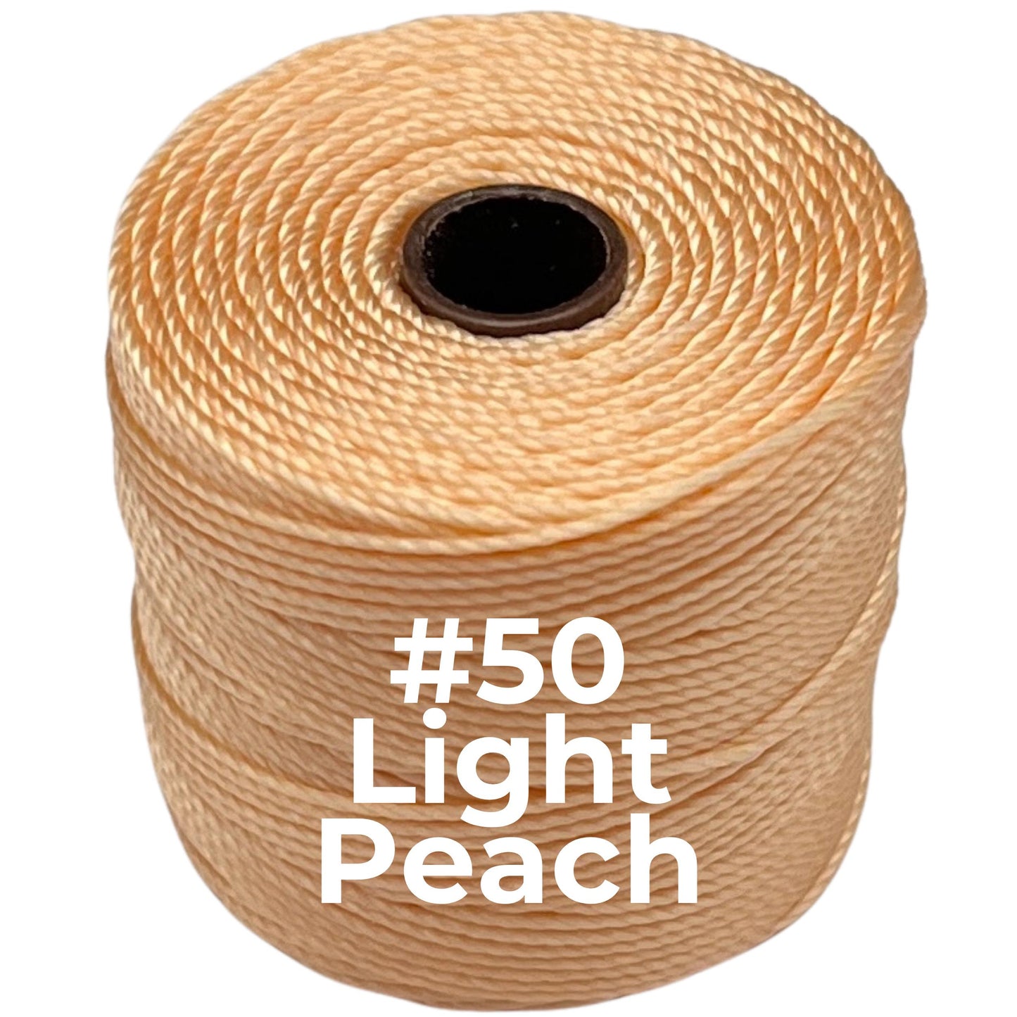 Orange S-Lon Bead Cord TEX 210 77yd 0.5mm