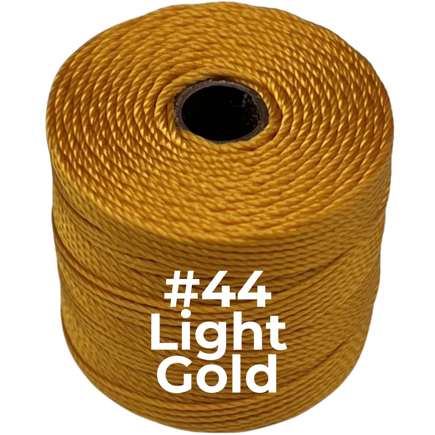 Yellow S-Lon Bead Cord TEX 210 77yd 0.5mm