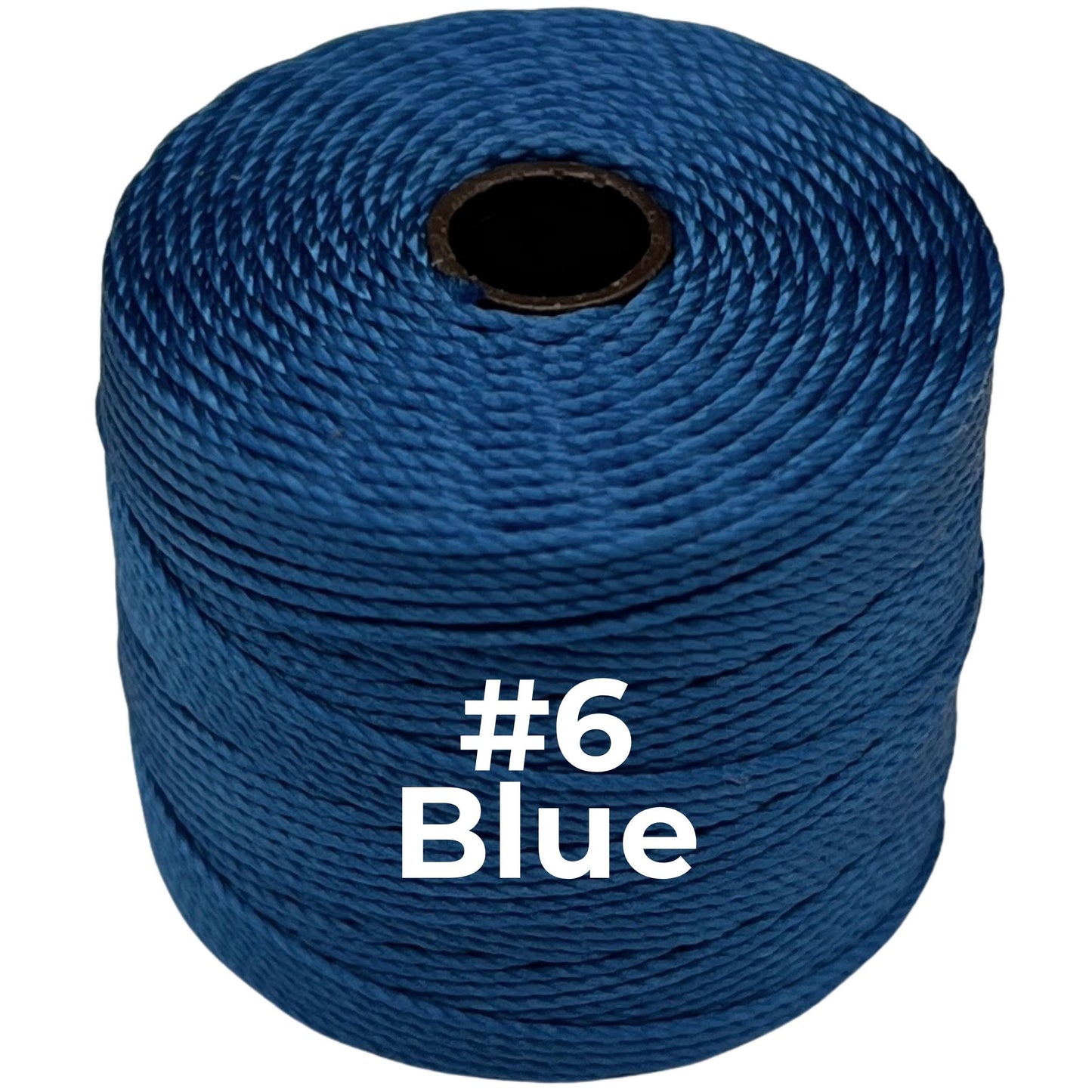 Blue S-Lon Bead Cord TEX 210 77yd 0.5mm