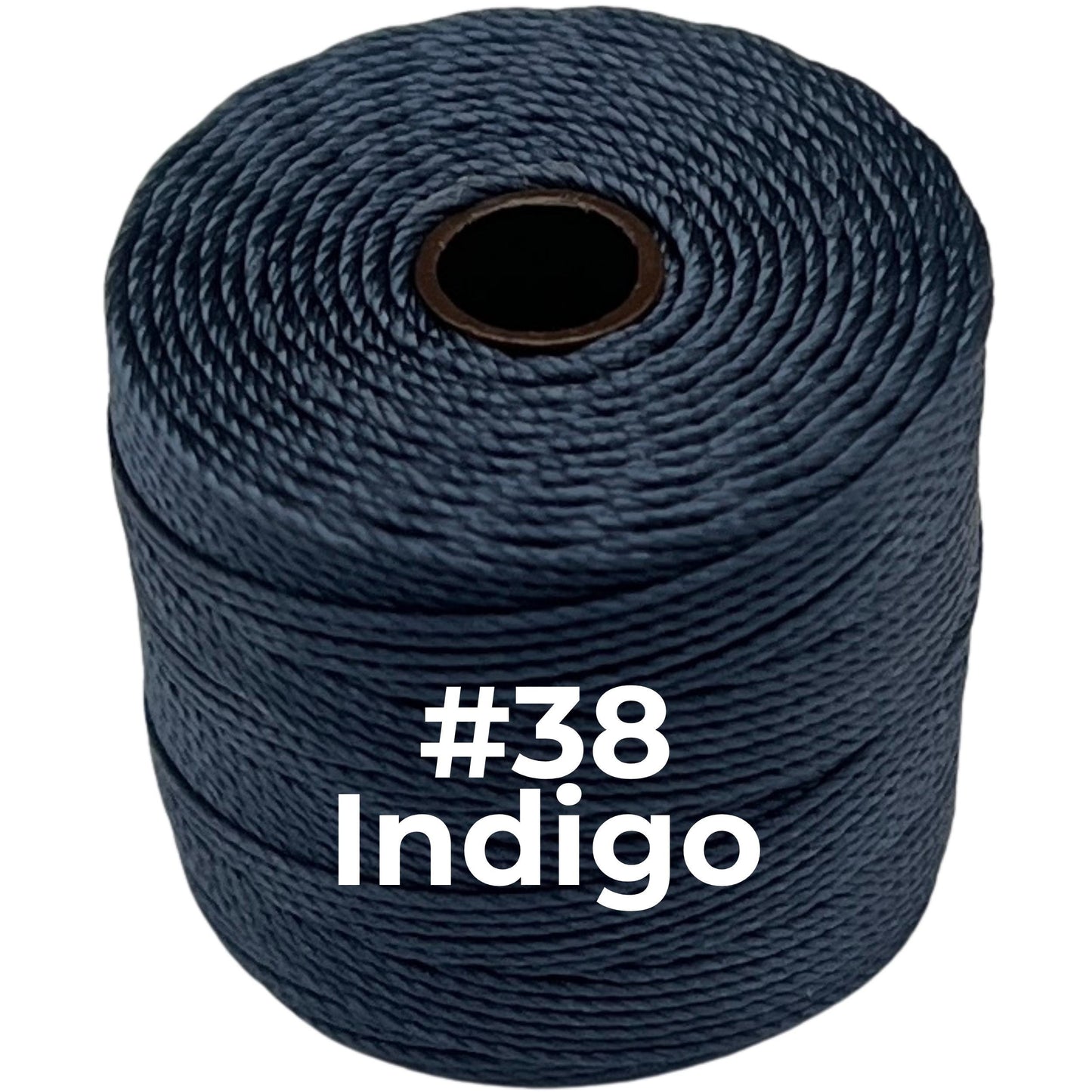 Blue S-Lon Bead Cord TEX 210 77yd 0.5mm