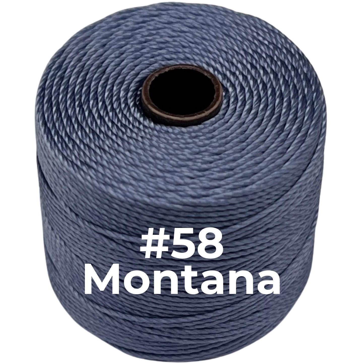 Blue S-Lon Bead Cord TEX 210 77yd 0.5mm