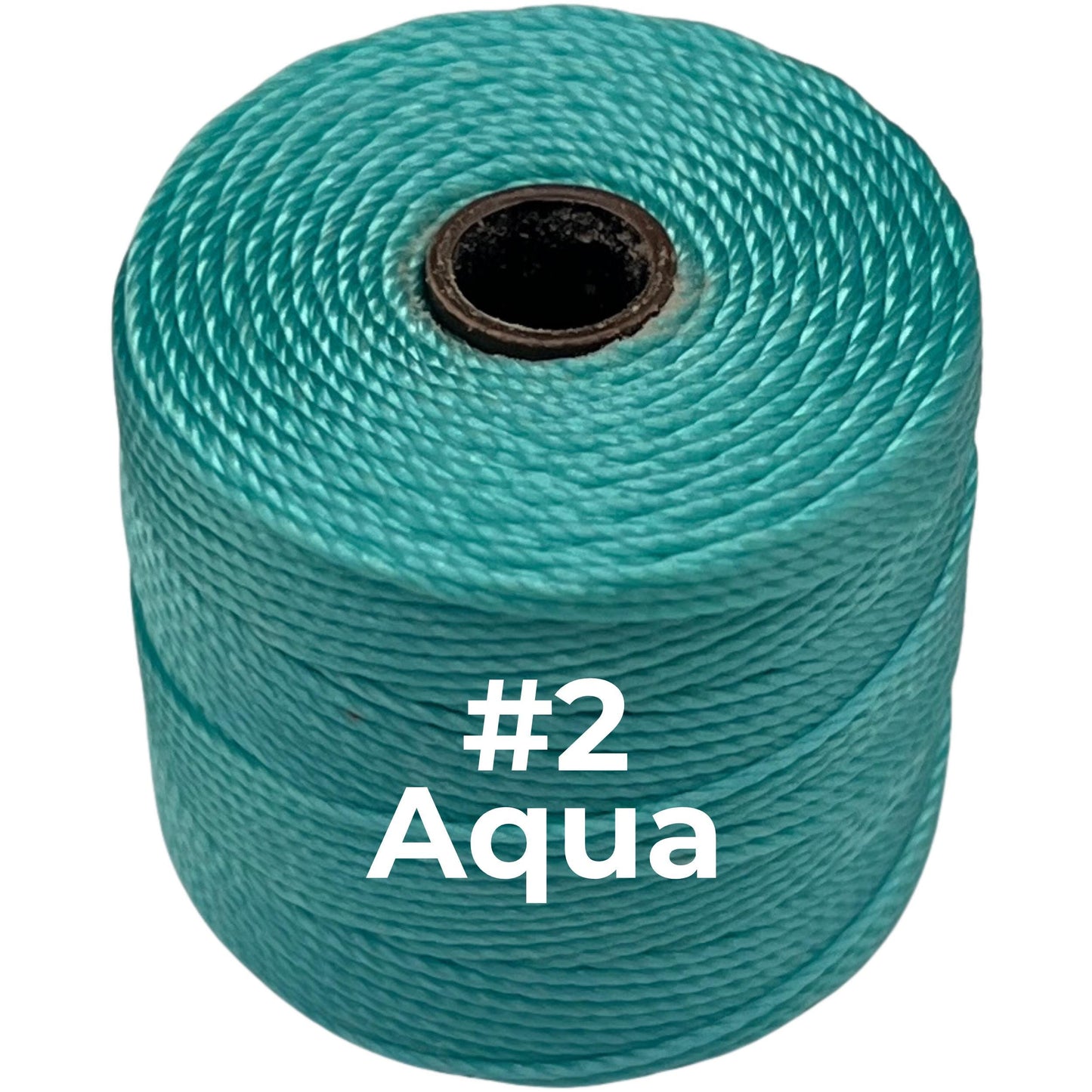 Green S-Lon Bead Cord TEX 210 77yd 0.5mm