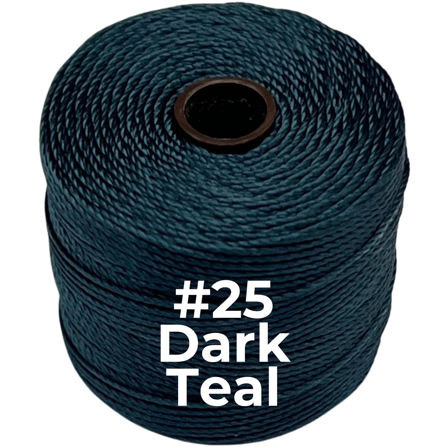 Green S-Lon Bead Cord TEX 210 77yd 0.5mm