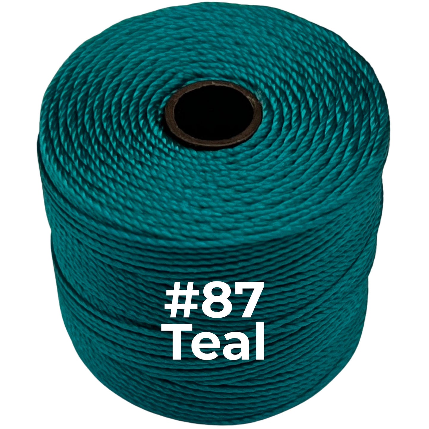 Green S-Lon Bead Cord TEX 210 77yd 0.5mm