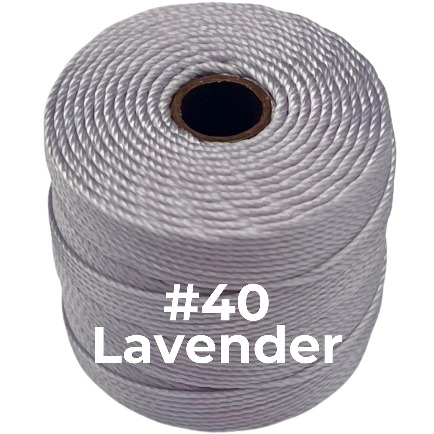 Purple S-Lon Bead Cord TEX 210 77yd 0.5mm