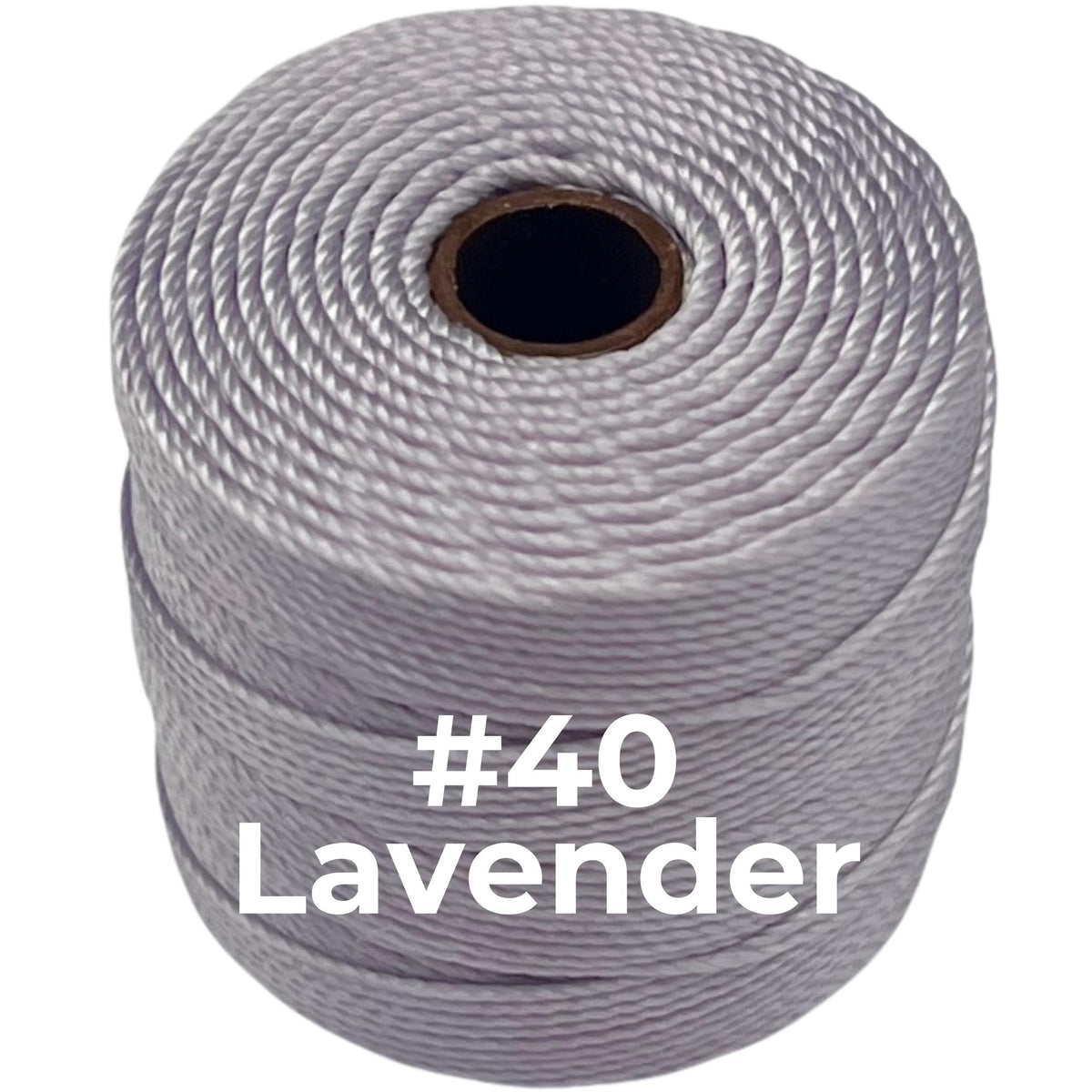 Purple S-Lon Bead Cord TEX 210 77yd 0.5mm