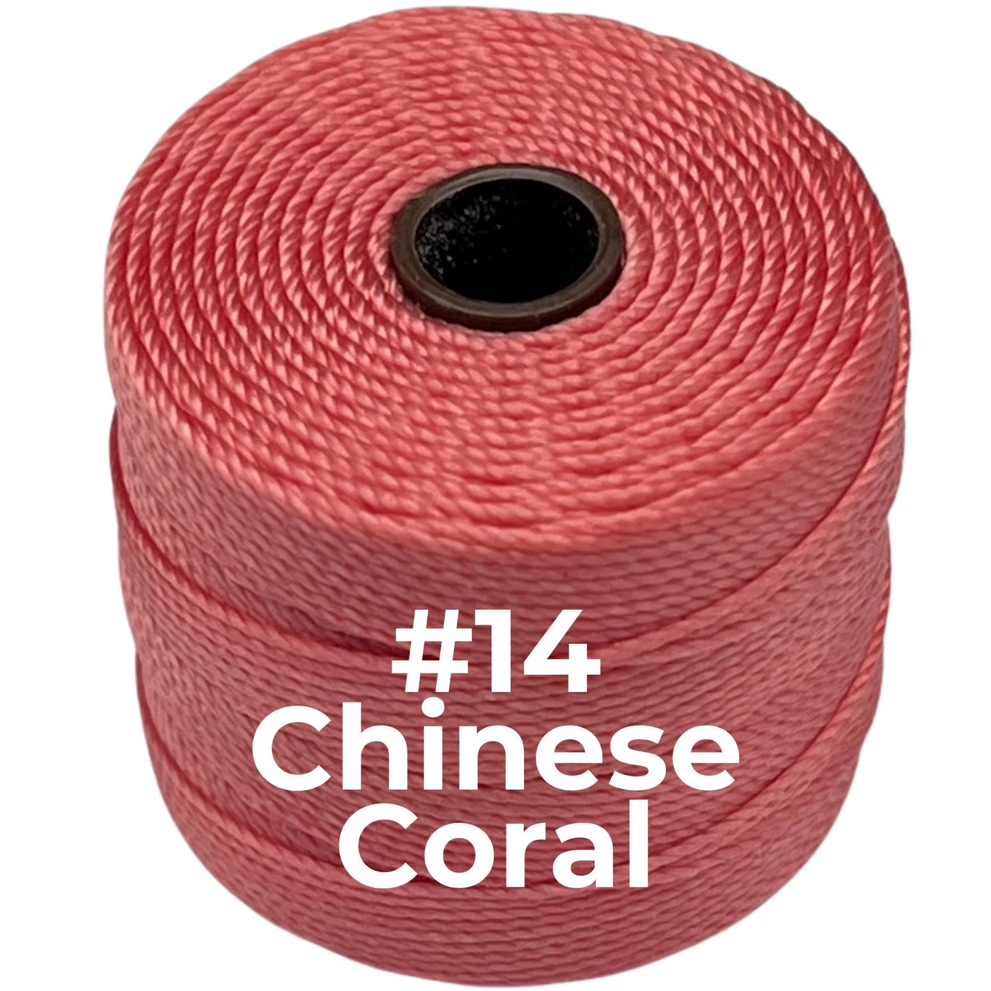 Pink S-Lon Bead Cord TEX 210 77yd 0.5mm