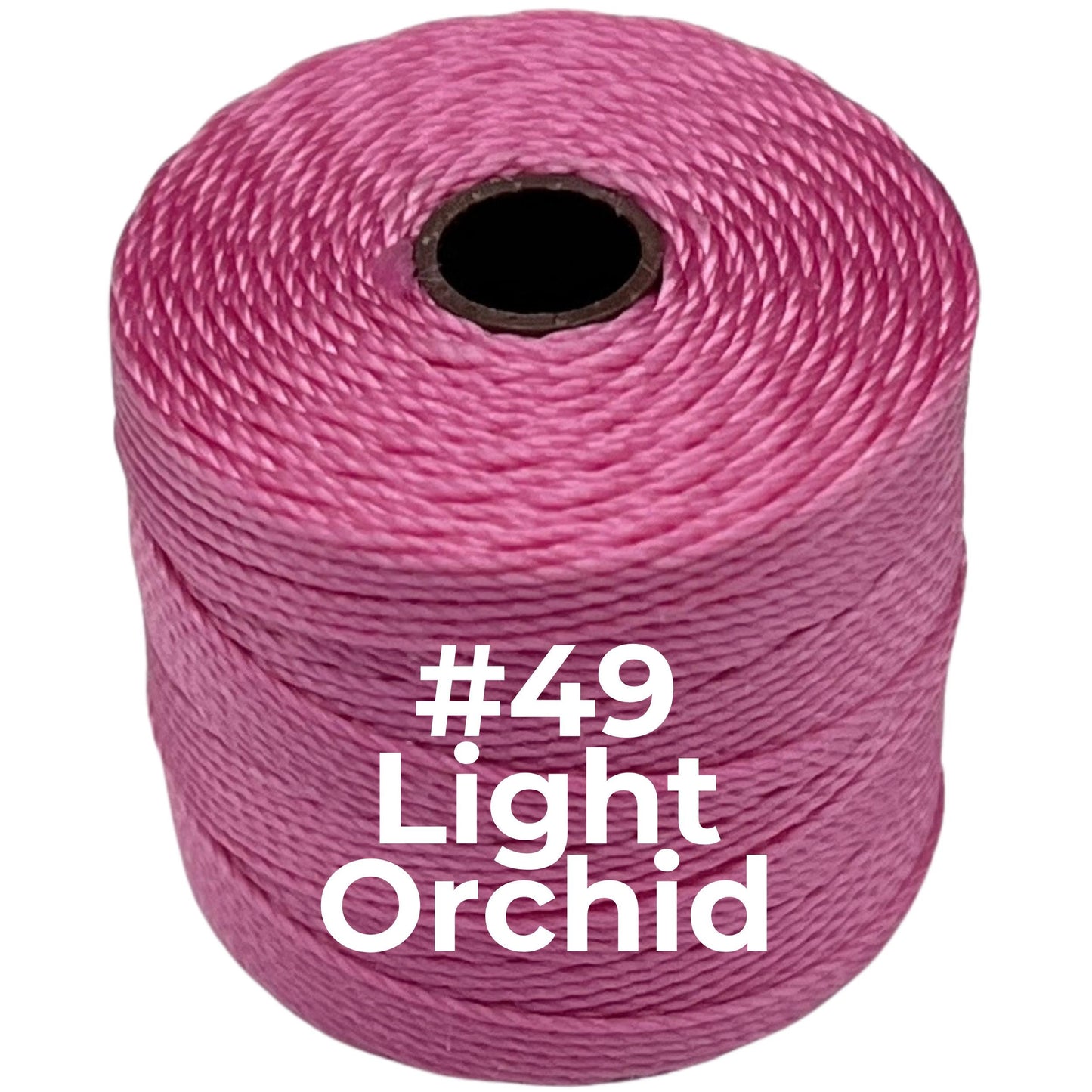 Pink S-Lon Bead Cord TEX 210 77yd 0.5mm