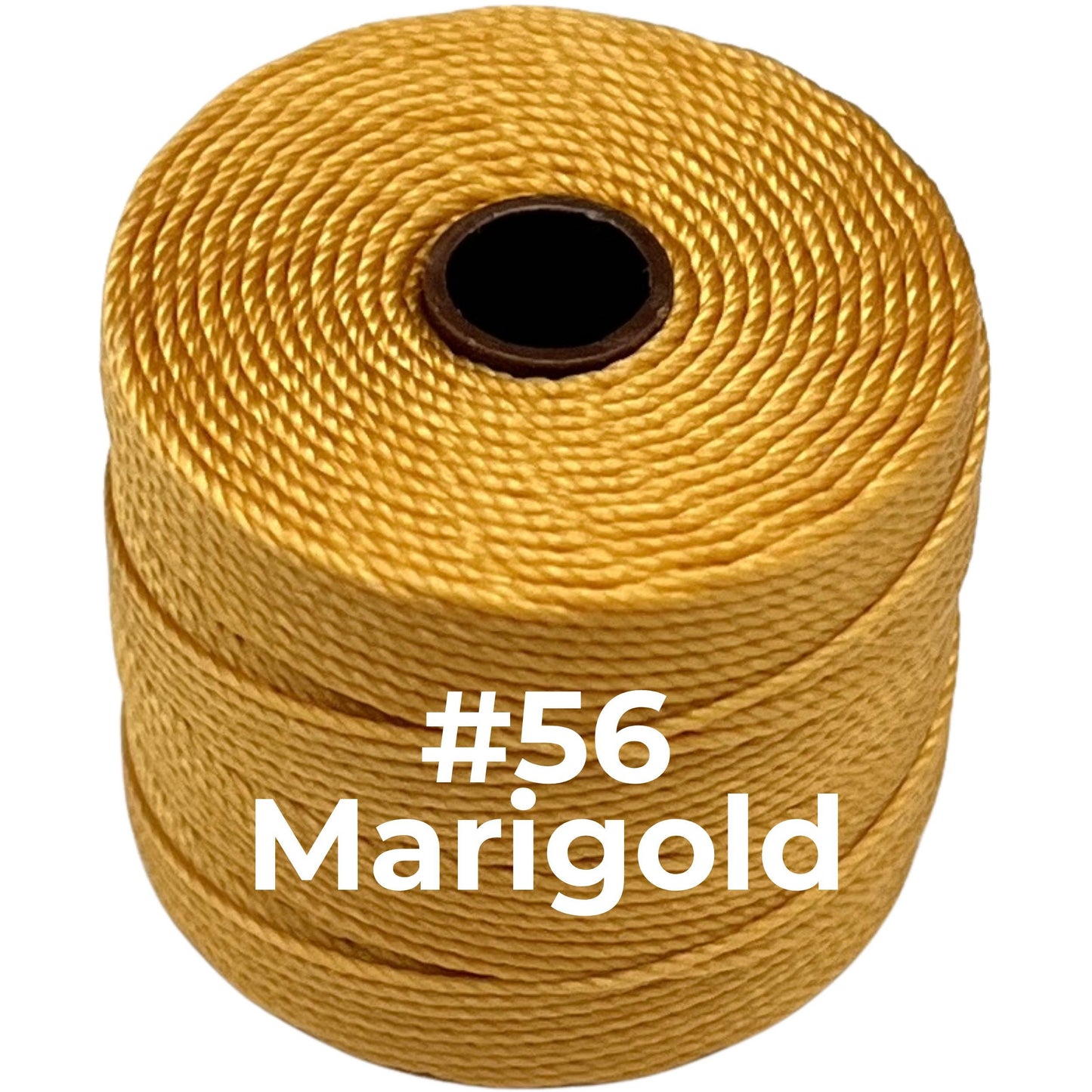 Yellow S-Lon Bead Cord TEX 210 77yd 0.5mm