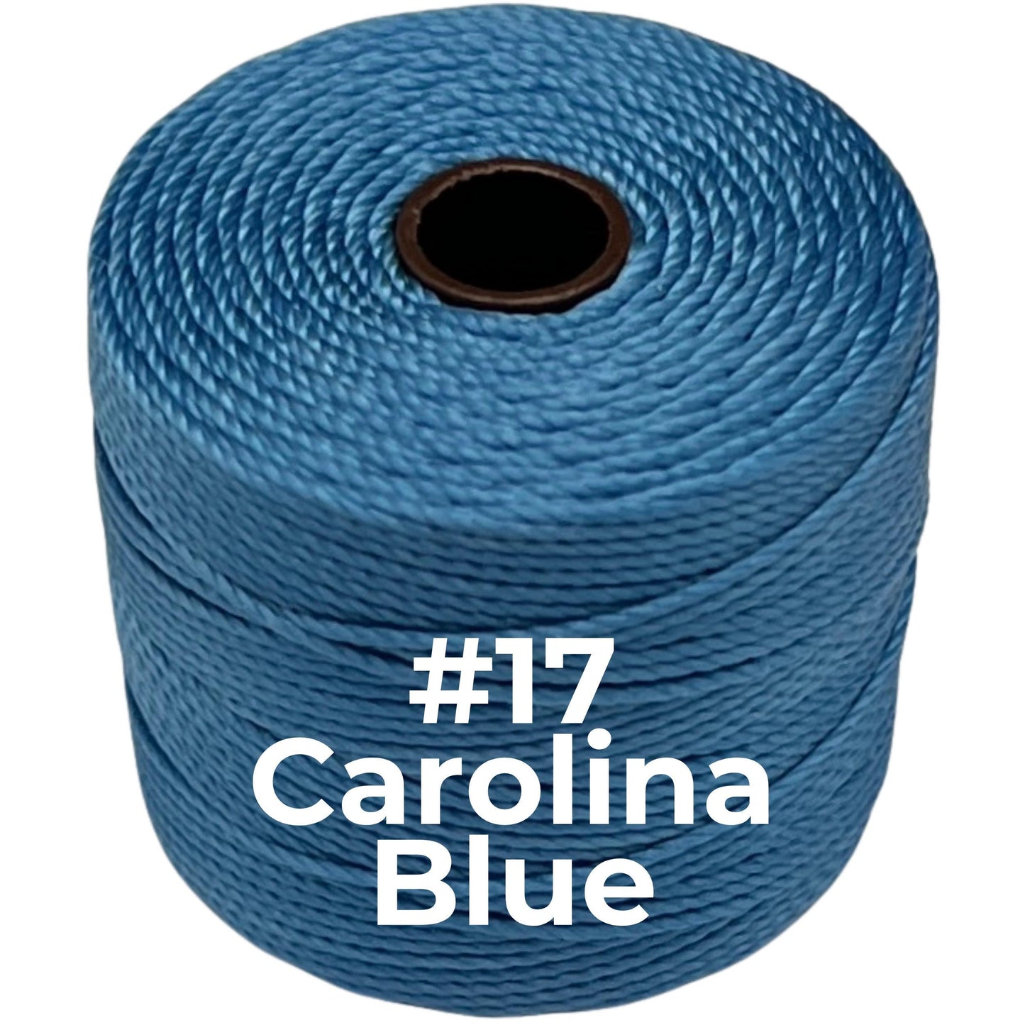 Blue S-Lon Bead Cord TEX 210 77yd 0.5mm