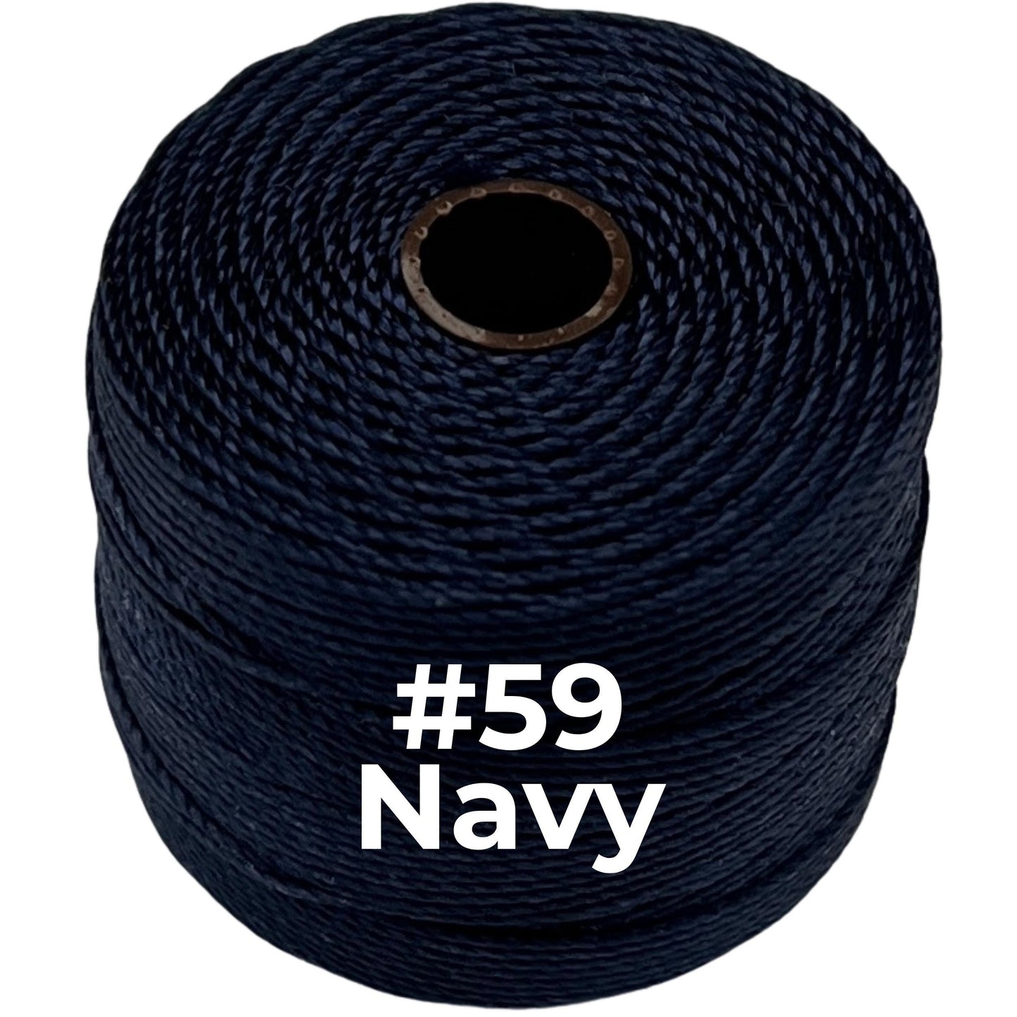 Blue S-Lon Bead Cord TEX 210 77yd 0.5mm