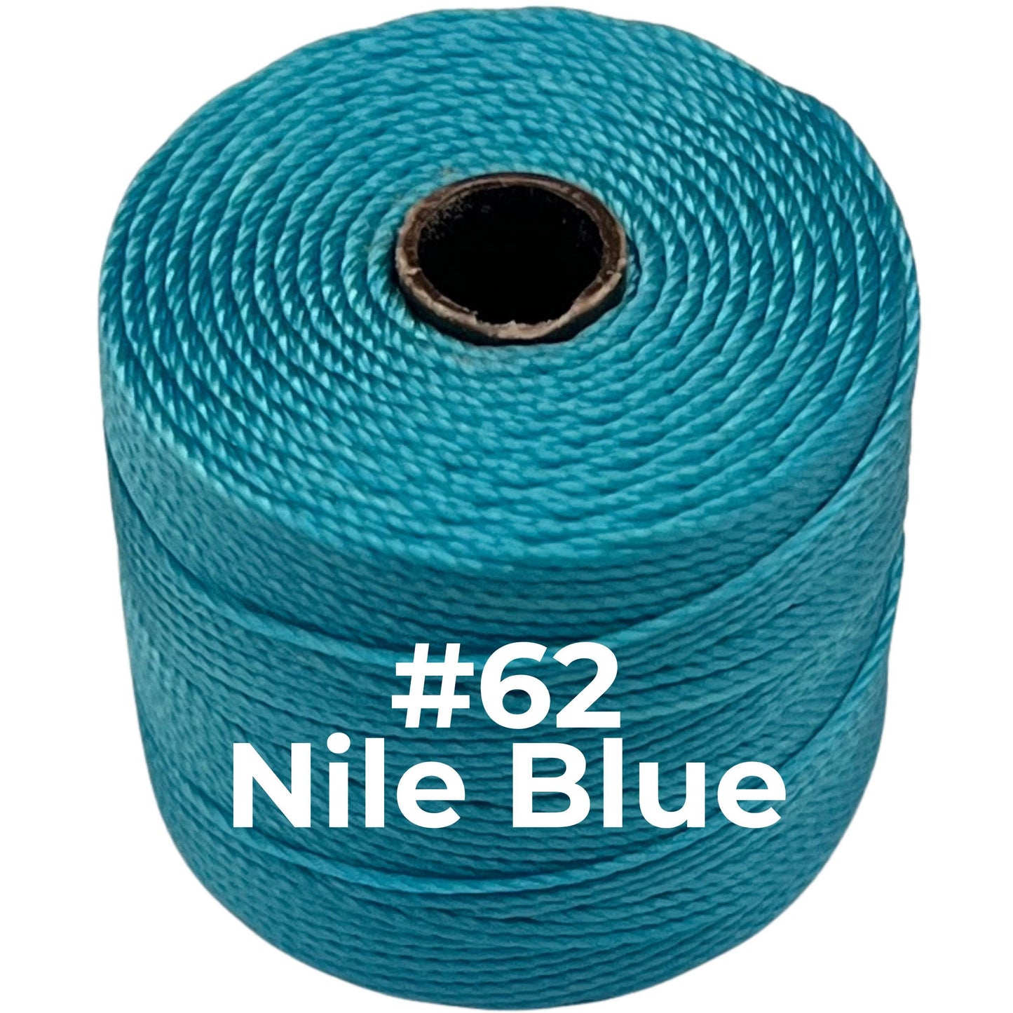 Blue S-Lon Bead Cord TEX 210 77yd 0.5mm