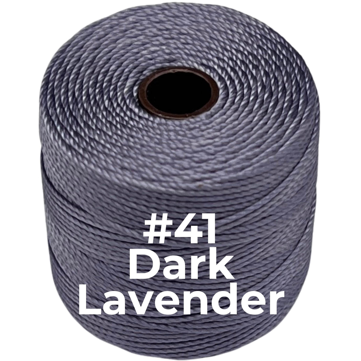 Purple S-Lon Bead Cord TEX 210 77yd 0.5mm