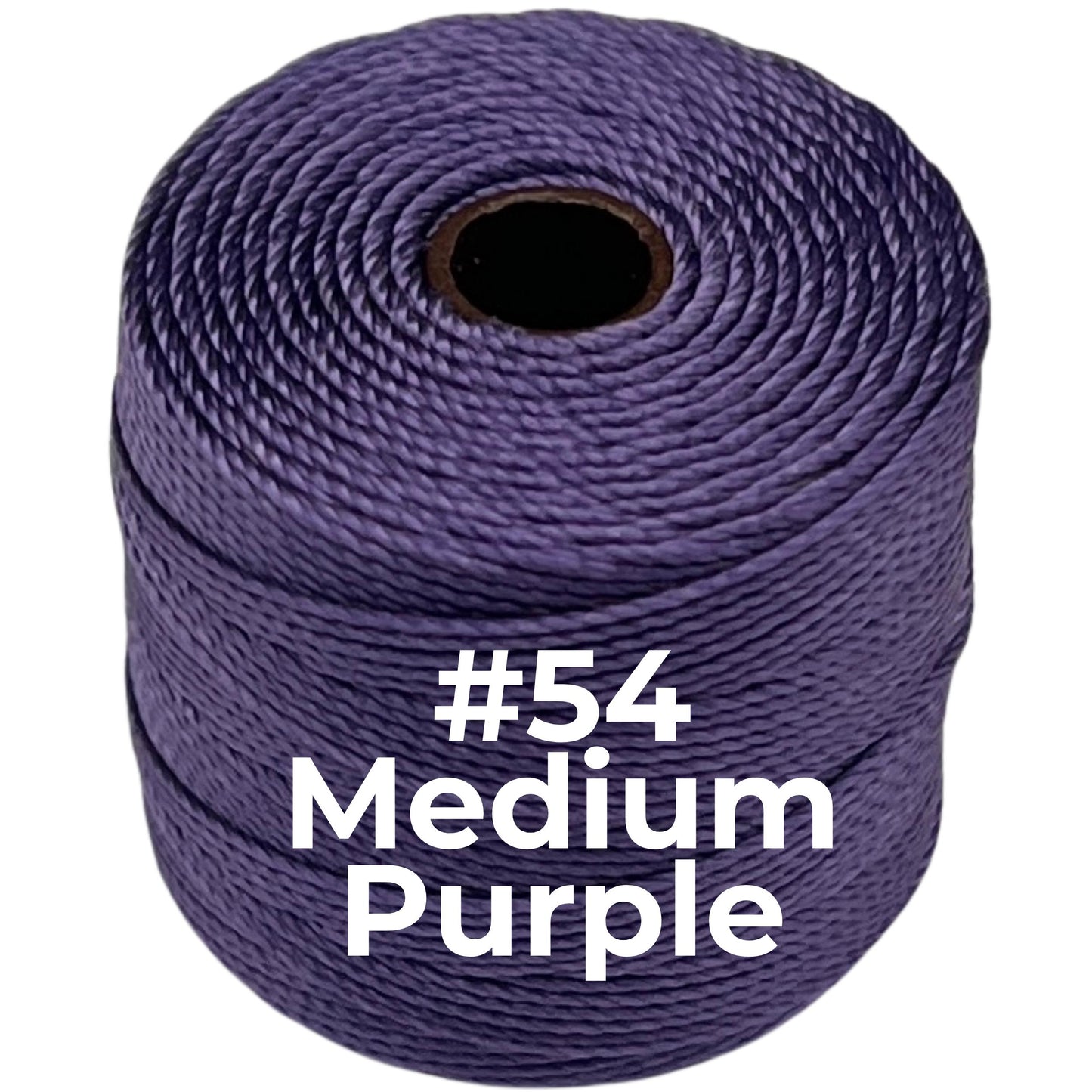 Purple S-Lon Bead Cord TEX 210 77yd 0.5mm
