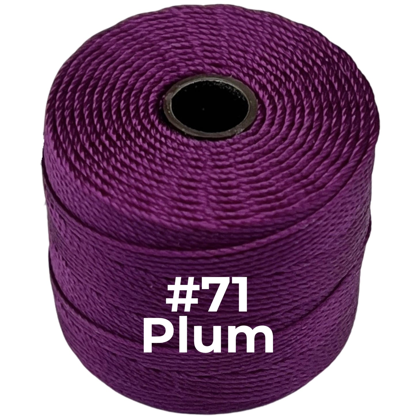 Purple S-Lon Bead Cord TEX 210 77yd 0.5mm