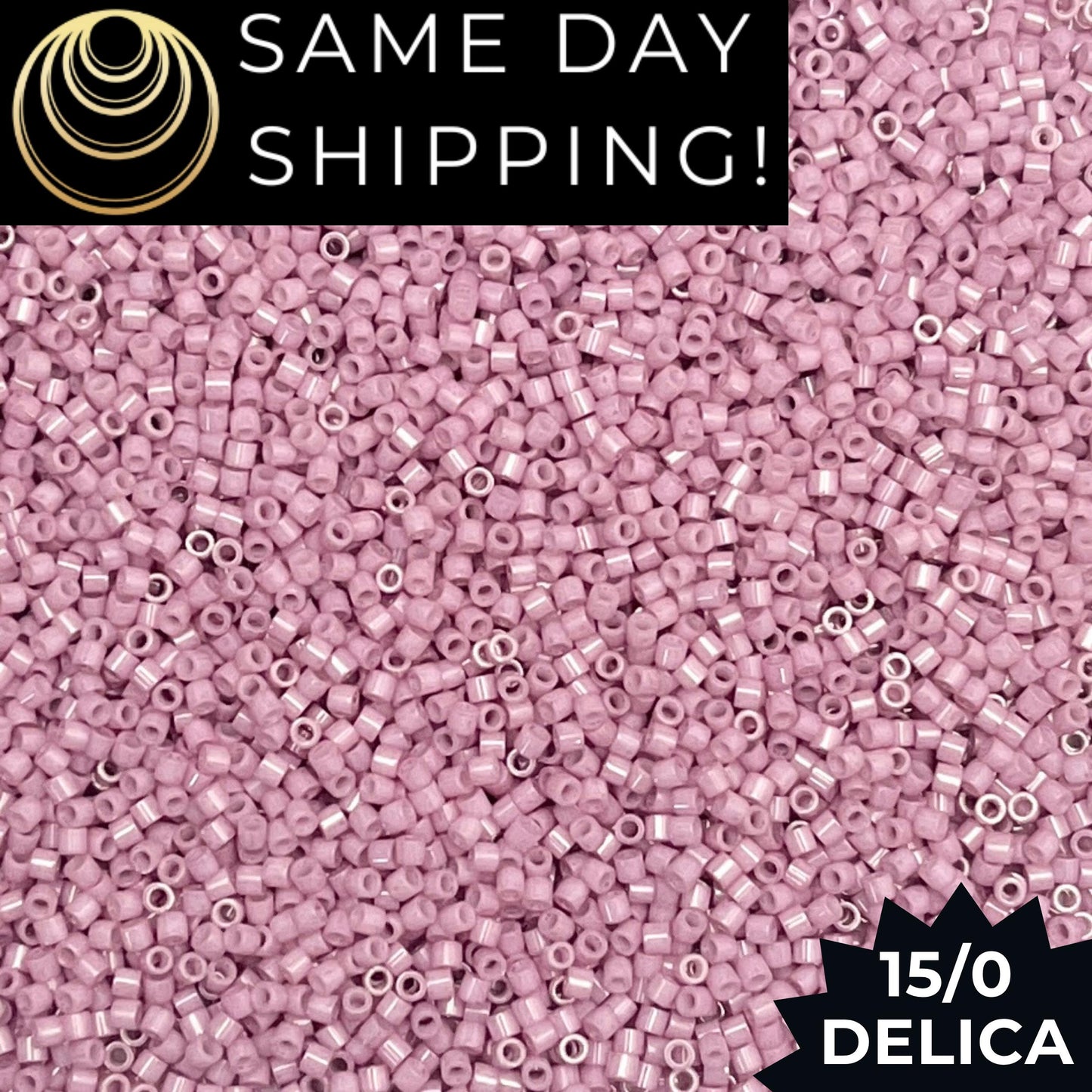 DBS0210 15/0 Miyuki Delica Beads Opaque Old Rose Luster