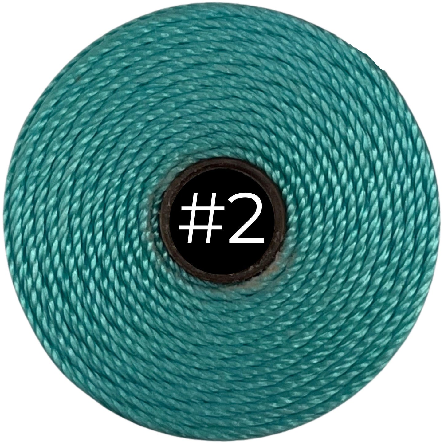 Aqua S-Lon Bead Cord TEX 210 77yd 0.5mm, 1 Spool
