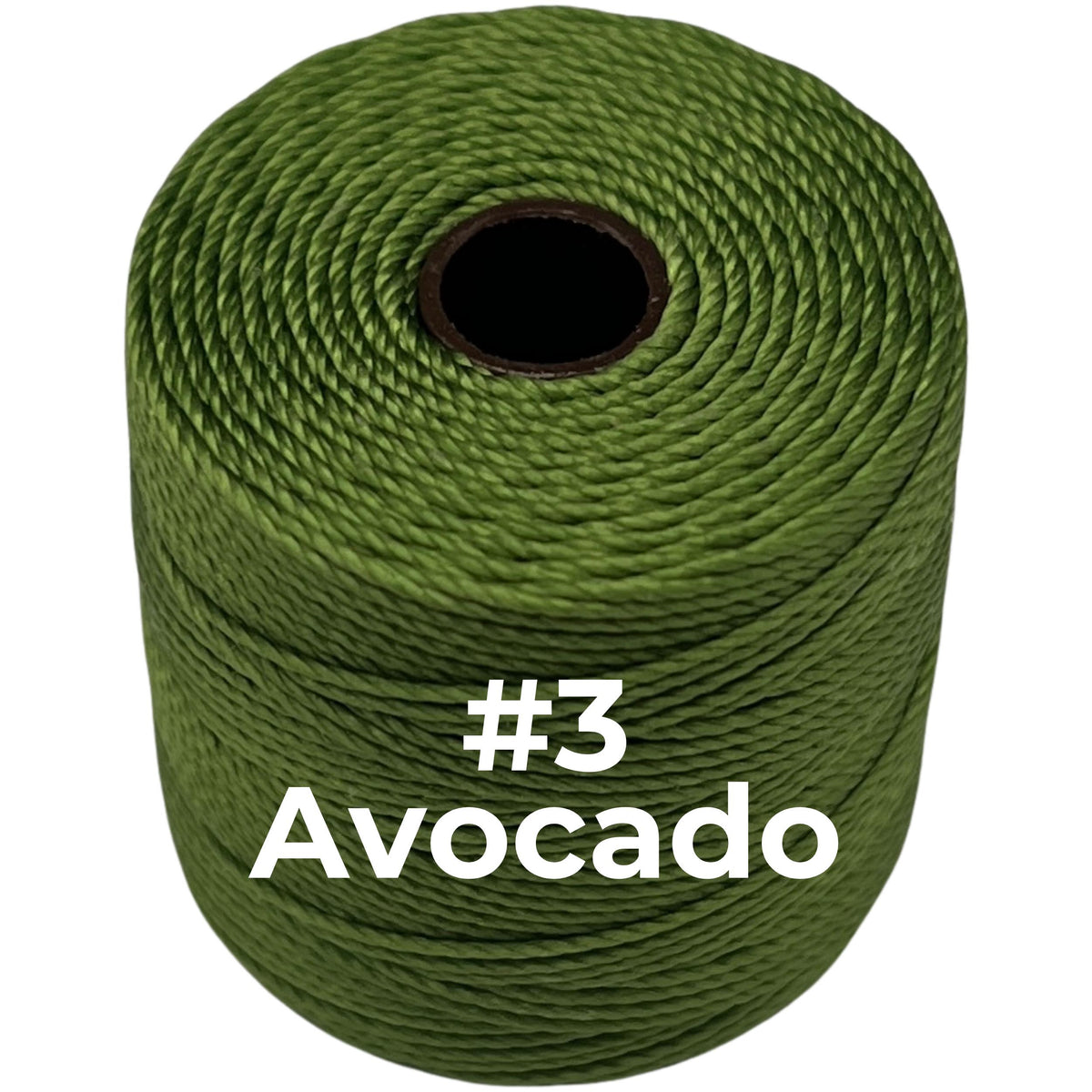 Avocado #03 S-Lon Bead Cord TEX 210 77yd 0.5mm