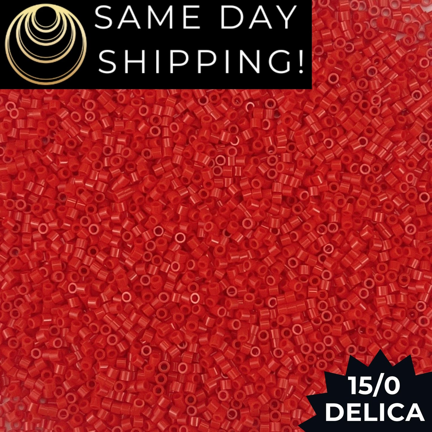 DBS0727 15/0 Miyuki Delica Beads Opaque Light Red