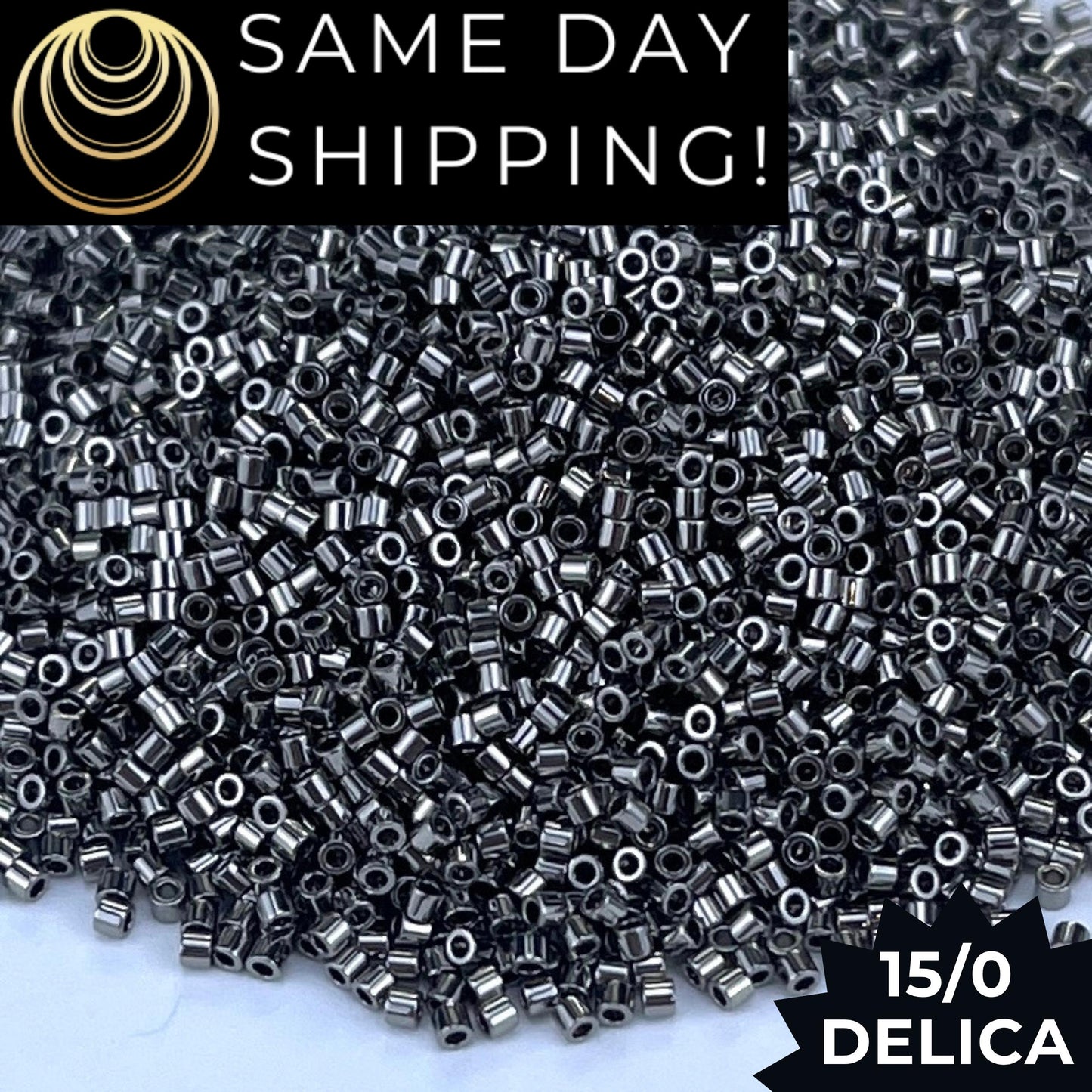 DBS0021 15/0 Miyuki Delica Beads Steel