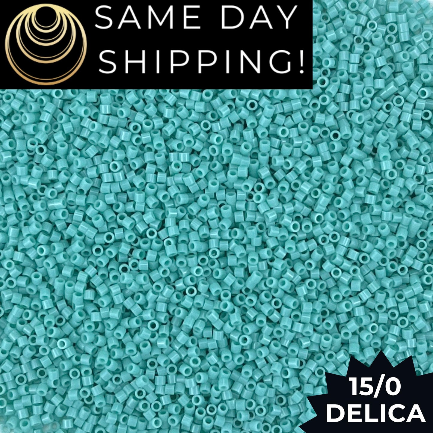 DBS0729 15/0 Miyuki Delica Beads Opaque Turquoise